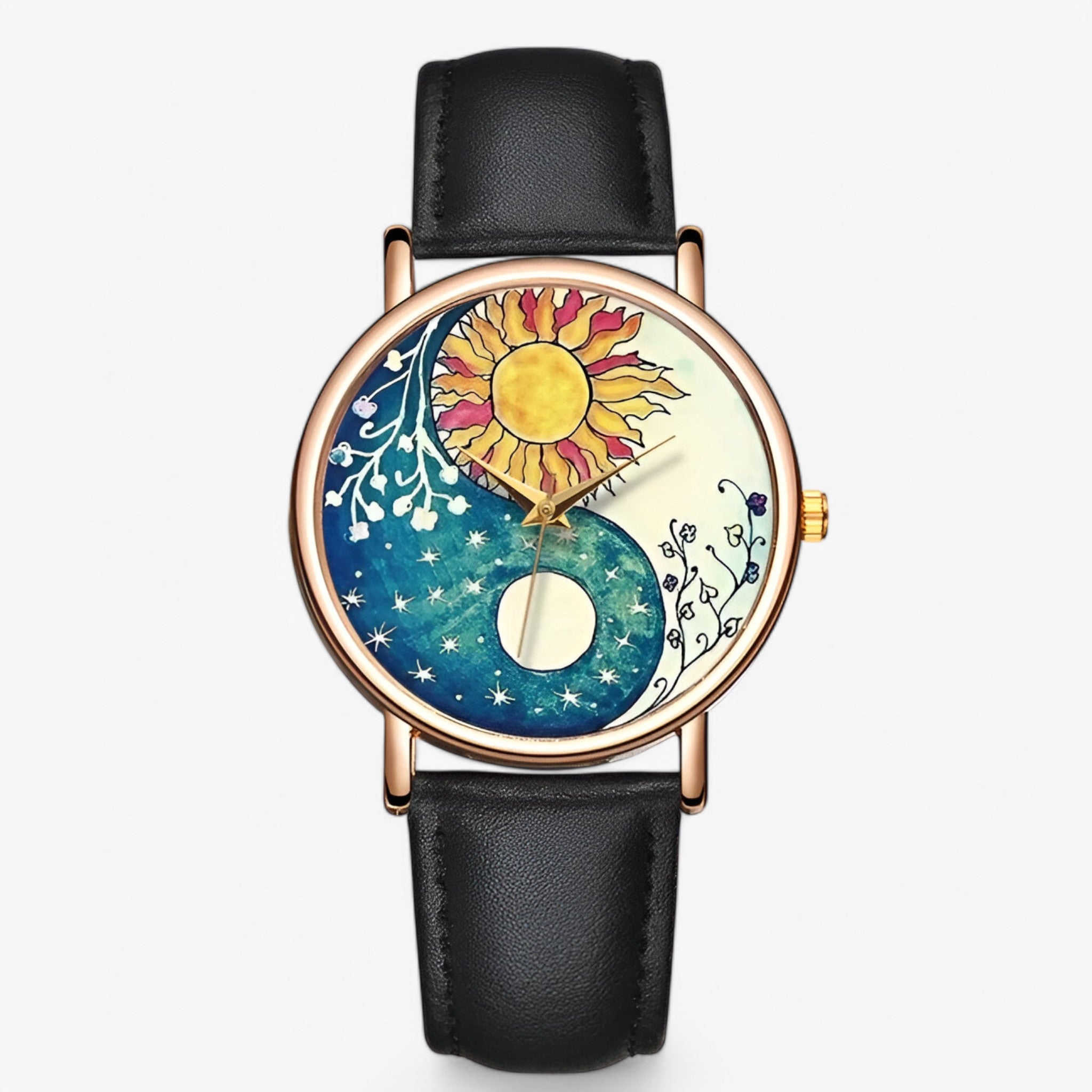 Noemi | Orologio alla moda in vera pelle con design originale e resistente all’acqua - Nera - female watch watch for women - Concept Palermo