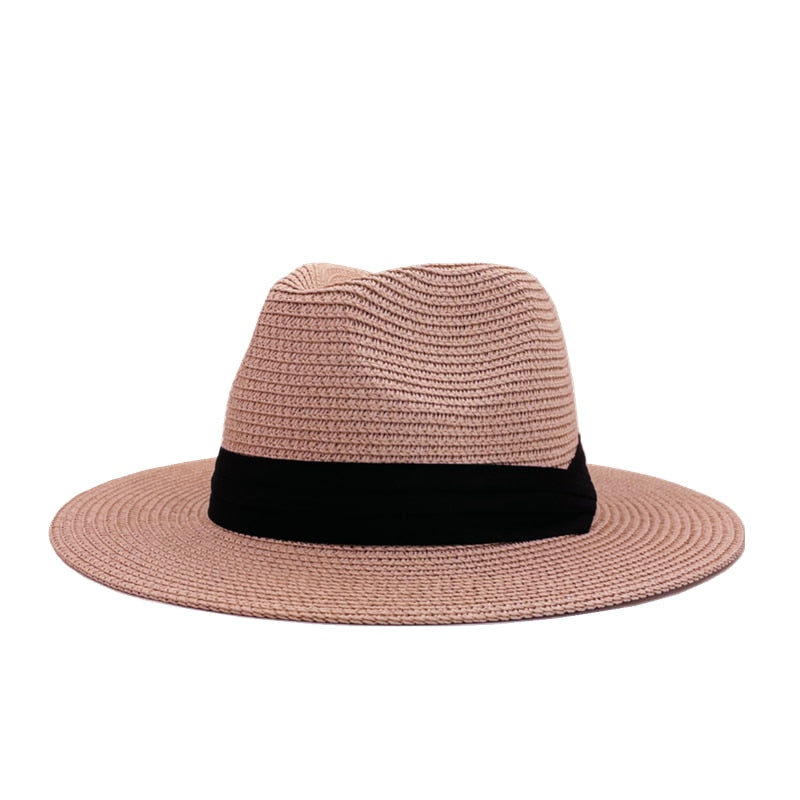 Cappello di paglia panamense - Rosa - hat Hat for girls Sun Hats women hat - Concept Palermo
