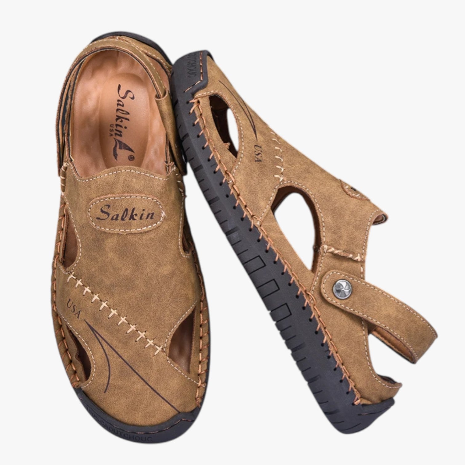 Owen | Sandali estivi da uomo - Pelle traspirante e suola antiscivolo per un tocco di stile - - casual sandals stylish sandals women sandals - Concept Palermo