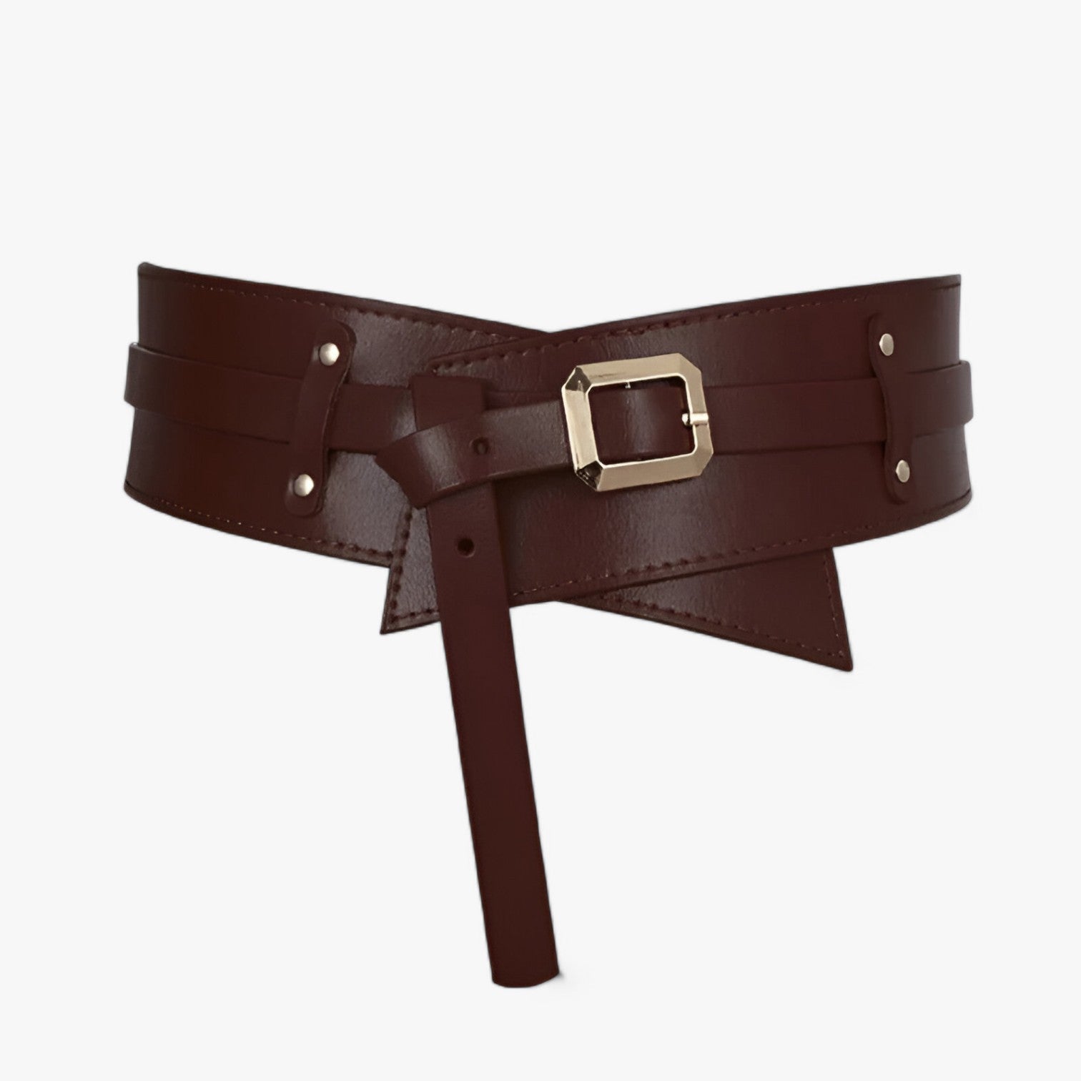 Rosie | Cintura in vera pelle multifunzionale con stile - Caffè - belt buckle women Belts waist belt for women - Concept Palermo