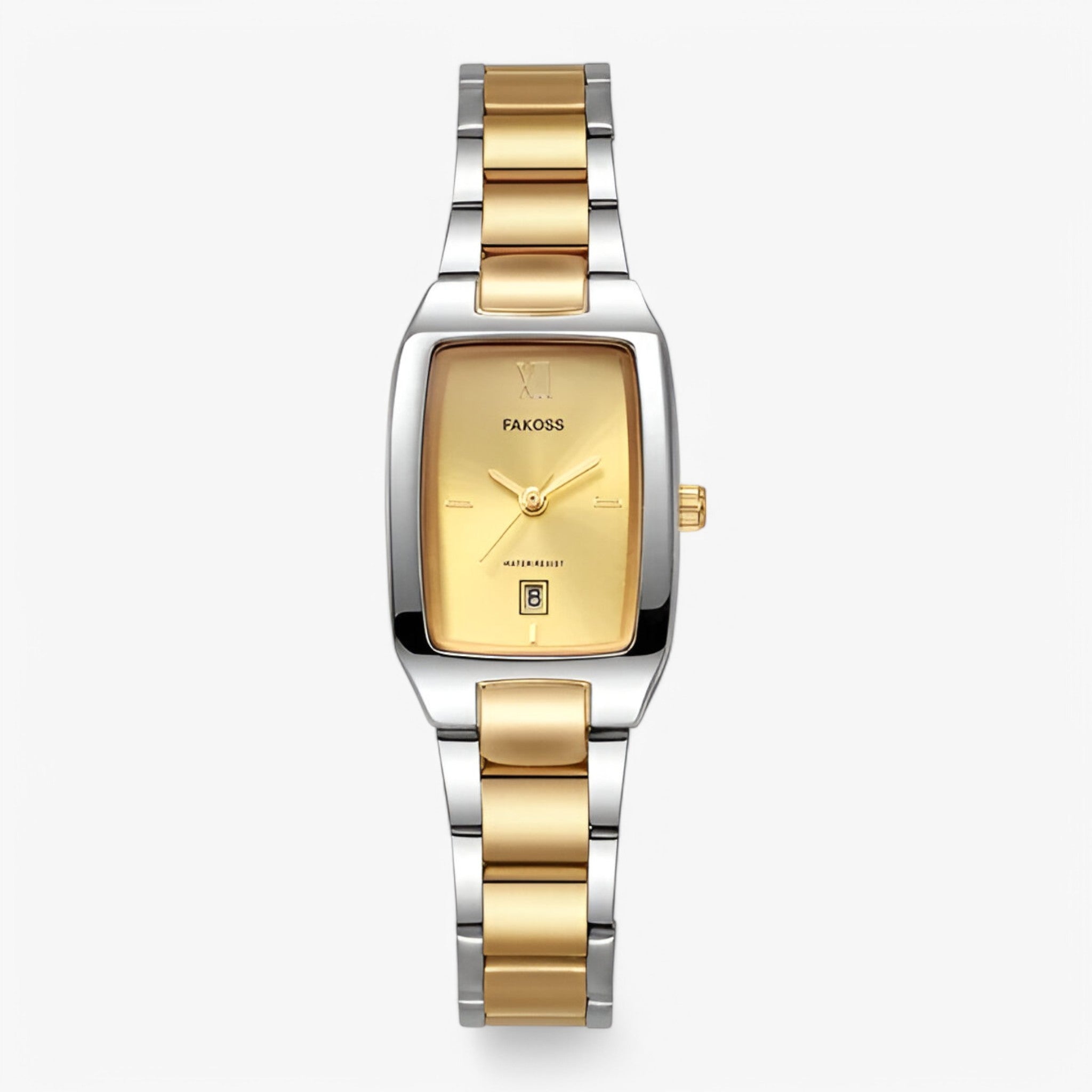 Ruth | Orologio da donna elegante al quarzo con quadrante quadrato - oro bianca oro - women watch - Concept Palermo