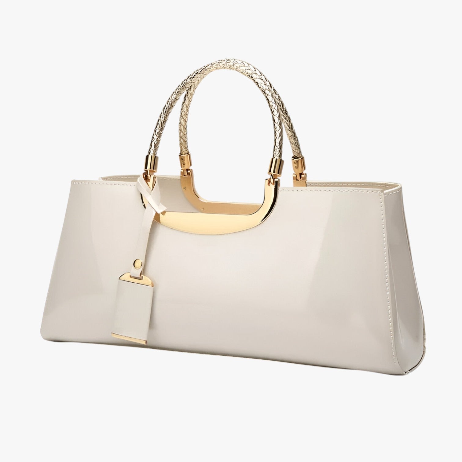 Adele | Borsa elegante in pelle leggera a spalla - Bianco - bag Bags handbags women bags Women's handbags - Concept Palermo