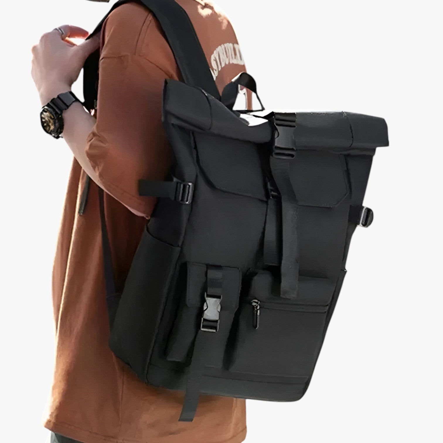 Adrian | Zaino arrotolabile impermeabile e confortevole per viaggi all'aperto attivi - - Backpacks - Concept Palermo