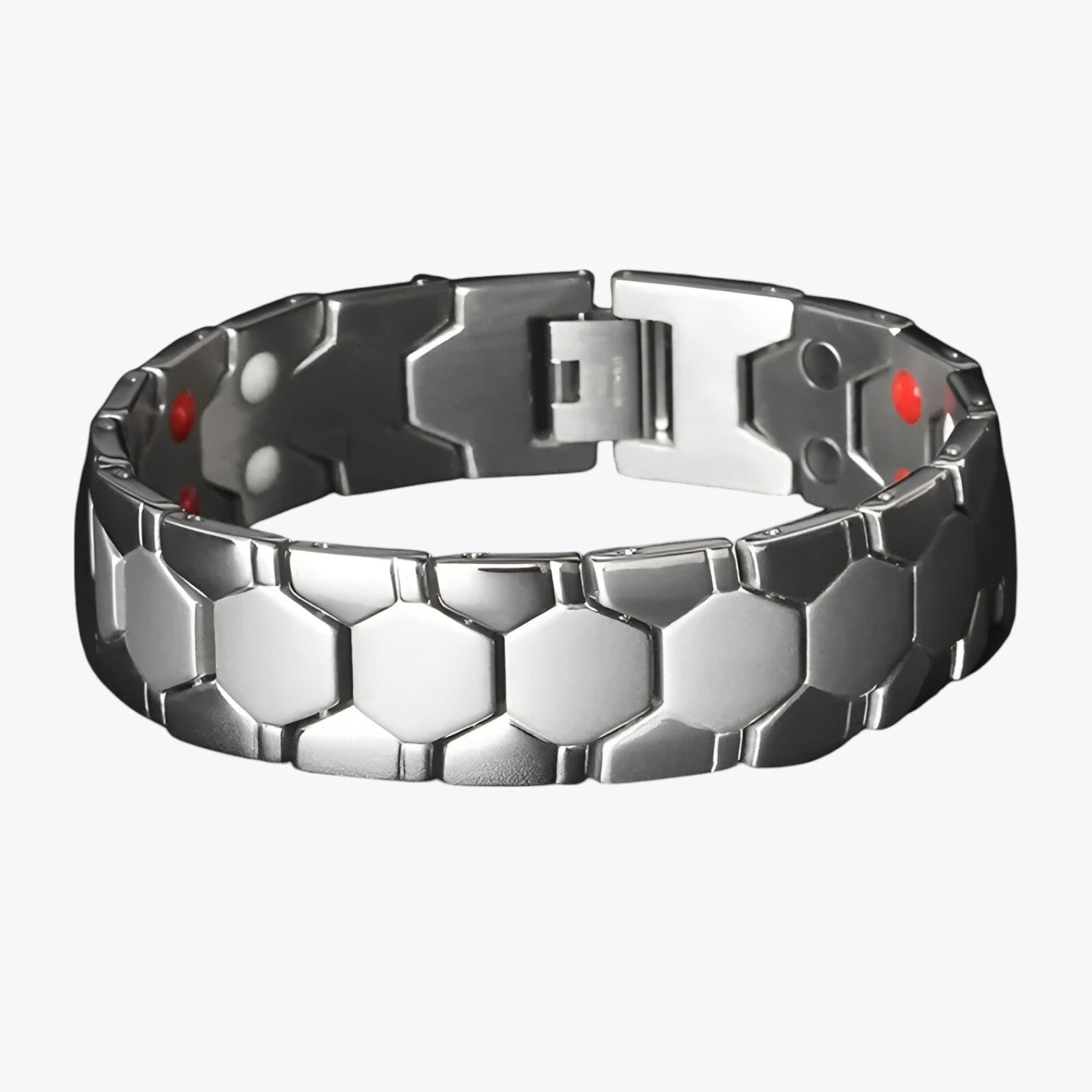 Jorosh | Bracciale geometrico rimovibile per uomini - Bianco - BRACELET mens accessory mens bracelet - Concept Palermo