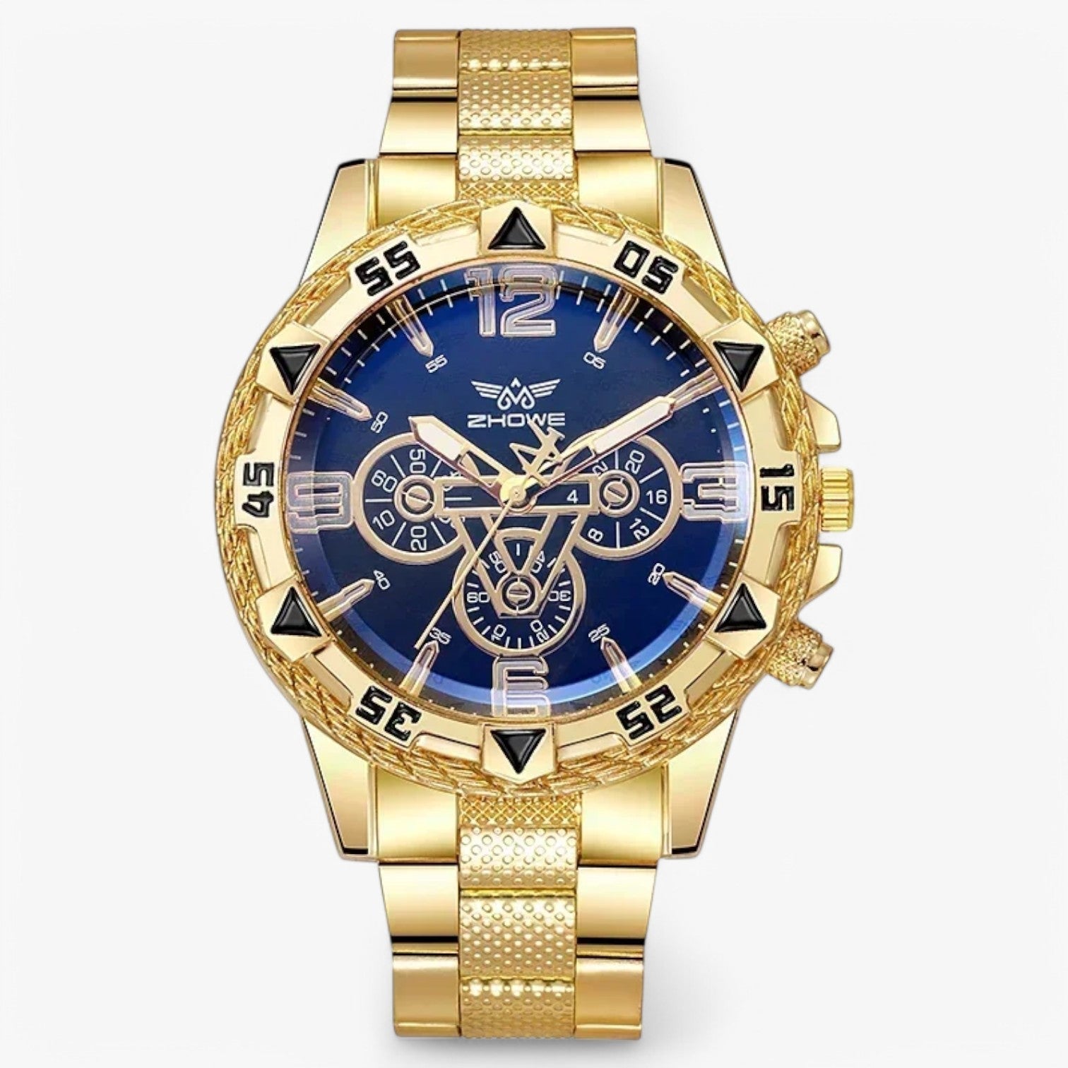 Vitalli | Orologio da uomo di lusso - Elegante e senza tempo con accenti di luce blu - - mens accessory watch for men watches - Concept Palermo