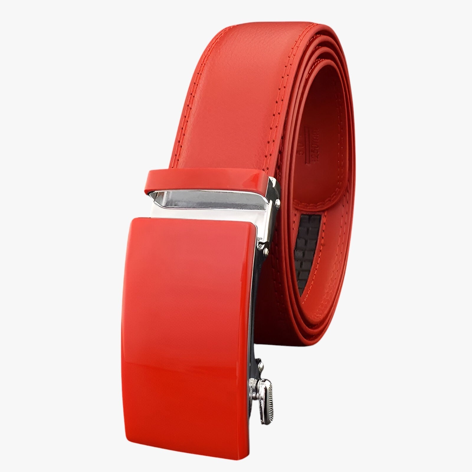Colton | Lussuosa Cintura Bianca da Designer – Elegante e Sostenibile - Rosso - belts mens accessory Mens belt - Concept Palermo