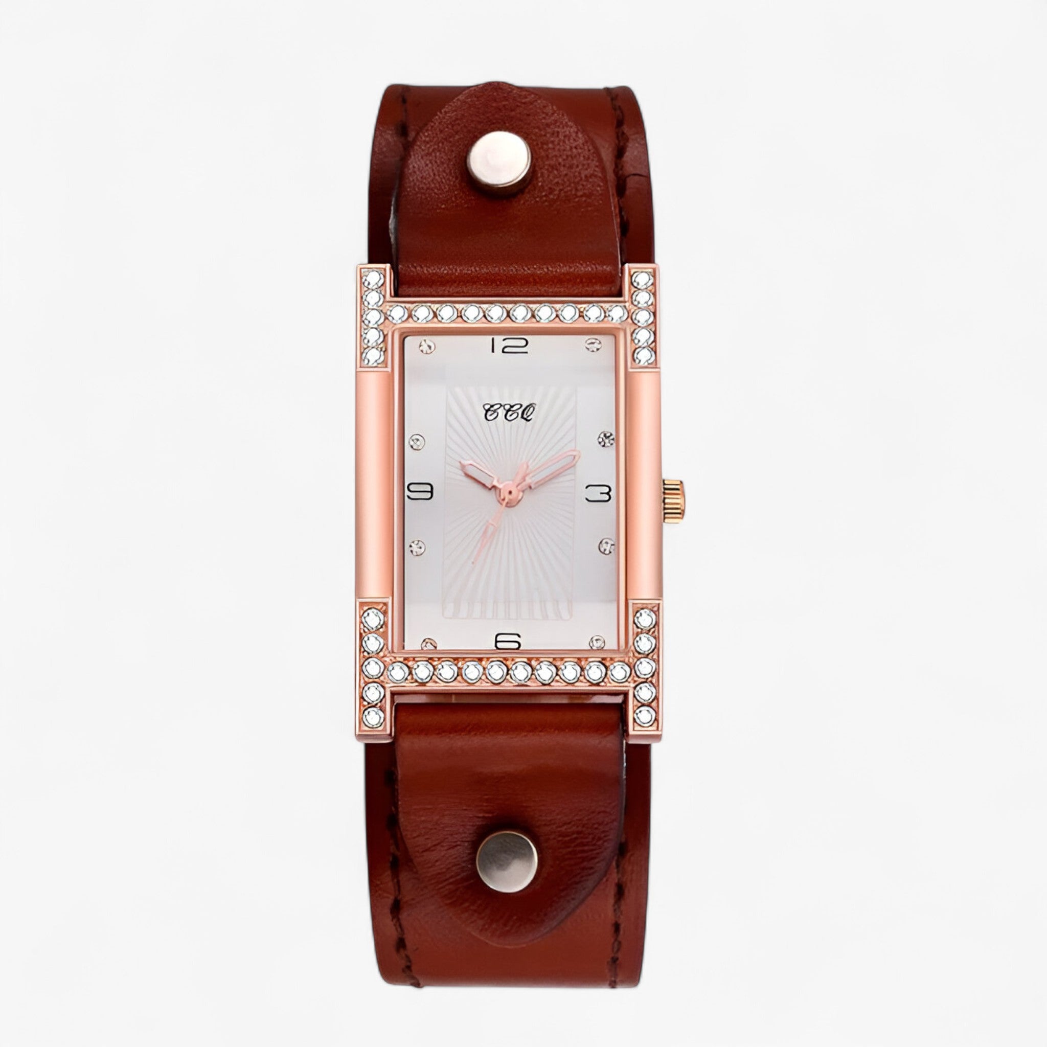 Orla | Orologio da donna al quarzo con cinturino in pelle per coppie - Khaki - female watch watch for women - Concept Palermo