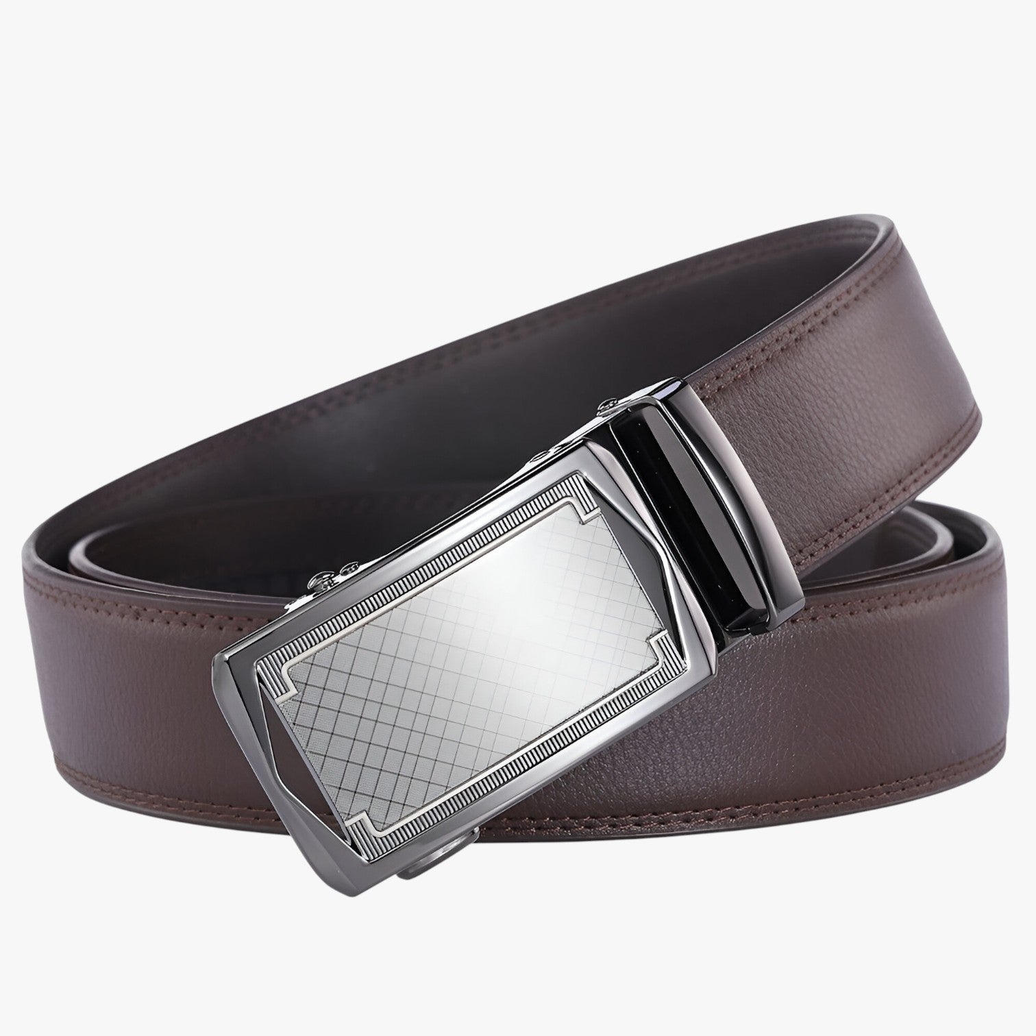 Dylan | Cintura automatica elegante per ogni occasione - Marrone 074 - Belts waist belt for women Womens belt - Concept Palermo