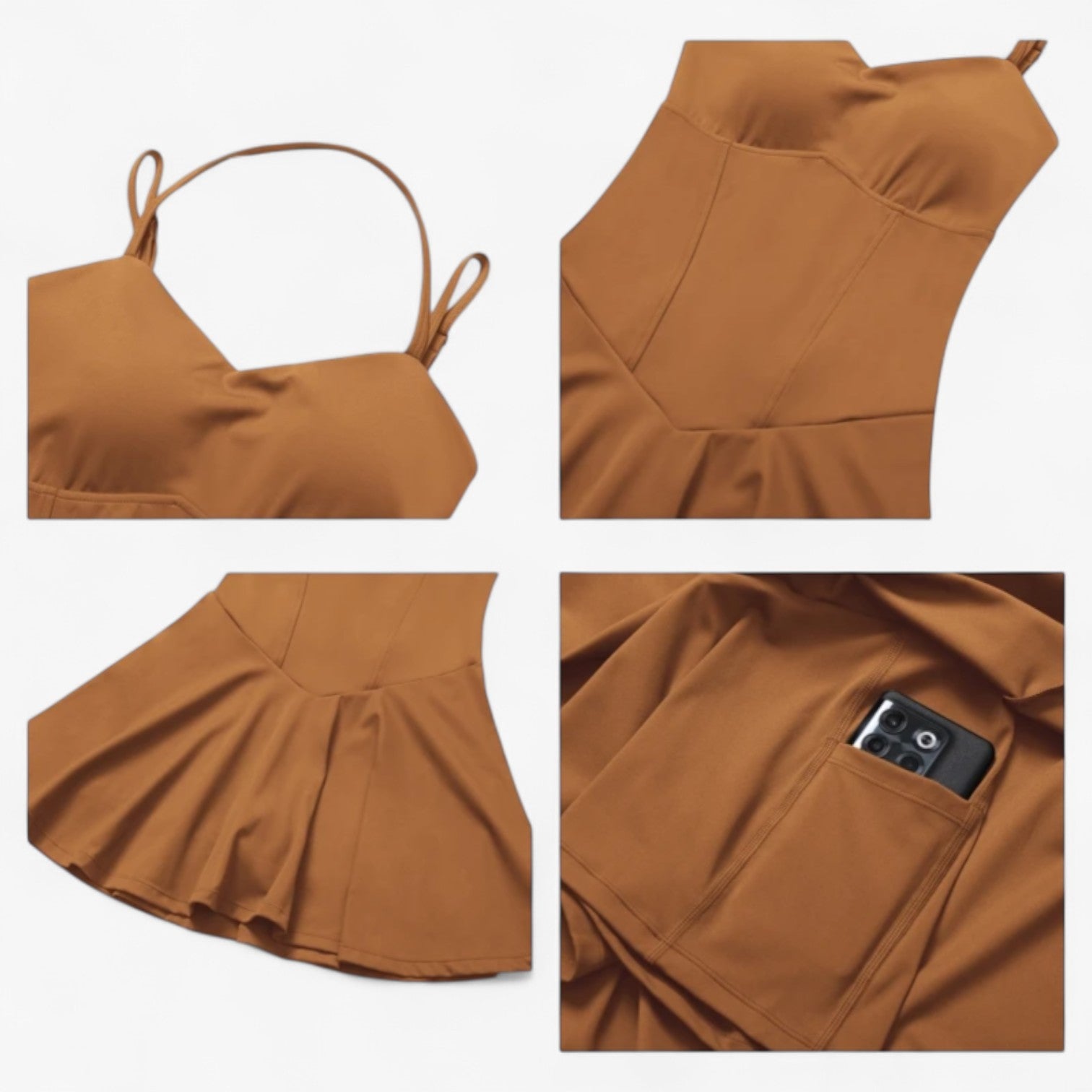 Charlotte | Abito sportivo - Leggero, ad asciugatura rapida, con tasca nascosta - - women clothes women set clothes women sportswear - Concept Palermo