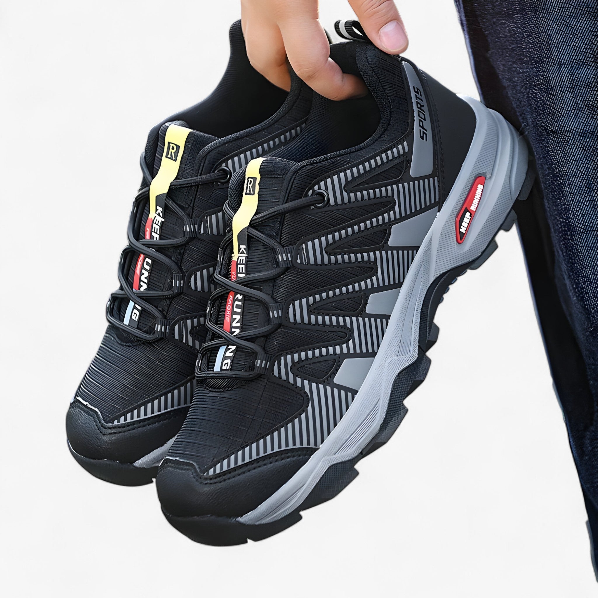 Scarpe Da Passeggio Uomo Impermeabili con Suola Antiscivolo - - Boots & Shoes hiking boots hiking shoes - Concept Palermo