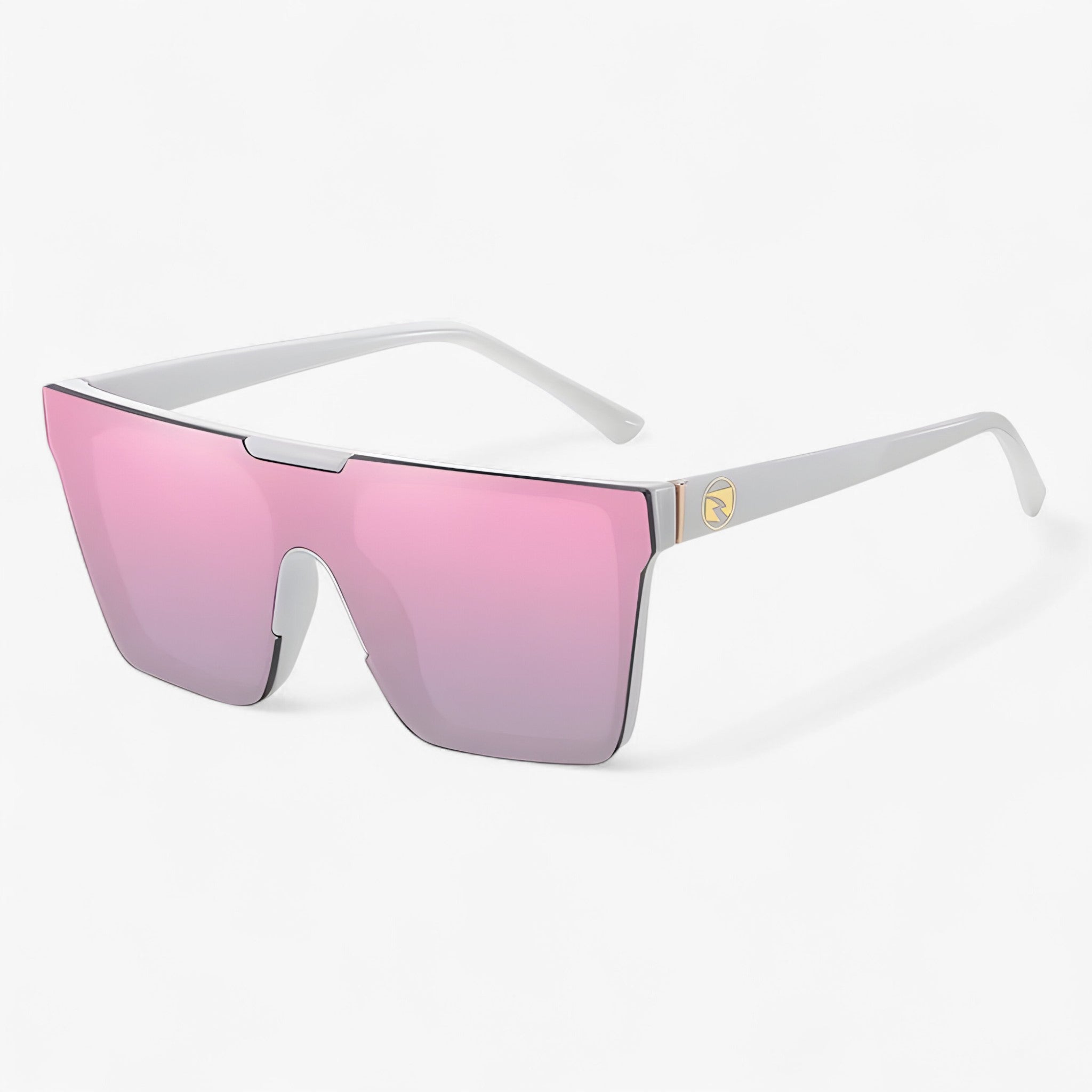 Eldar | Occhiali da sole monoblocco di lusso - Bianco Rosa - Fashion Sunglasses men sunglasses polarized mens sunglasses Polarized man sunglasses Sunglasses sunglasses polarized men - Concept Palermo