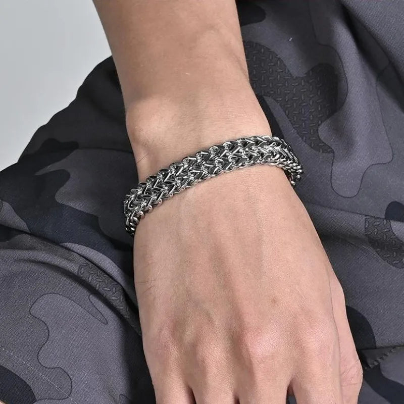 Yanis | Bracciale in acciaio inossidabile – chiusura invisibile e vestibilità perfetta - - BRACELET mens accessory mens bracelet - Concept Palermo