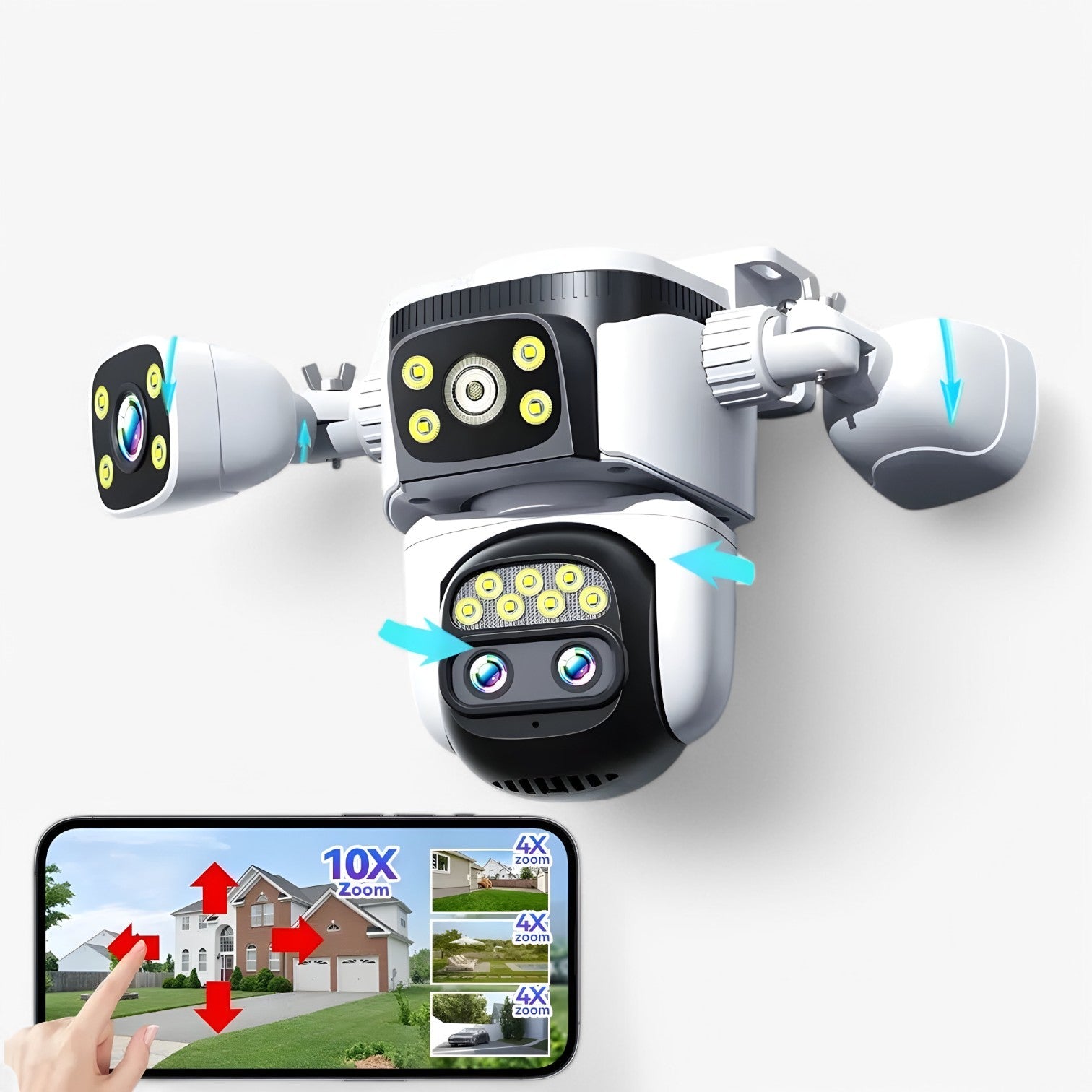Albin | Telecamera PTZ 10K UHD con Zoom 10X e Tracciamento Automatico - - camera gadget - Concept Palermo