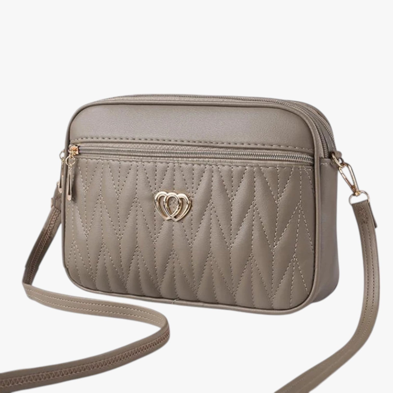 Mariah | Borsa Donna 2024 in Pelle PU Morbida, Elegante e Versatile - grigio 26x7x18cm - bag Bags Shoulder & Crossbody Bags Shoulder Bags women bags - Concept Palermo