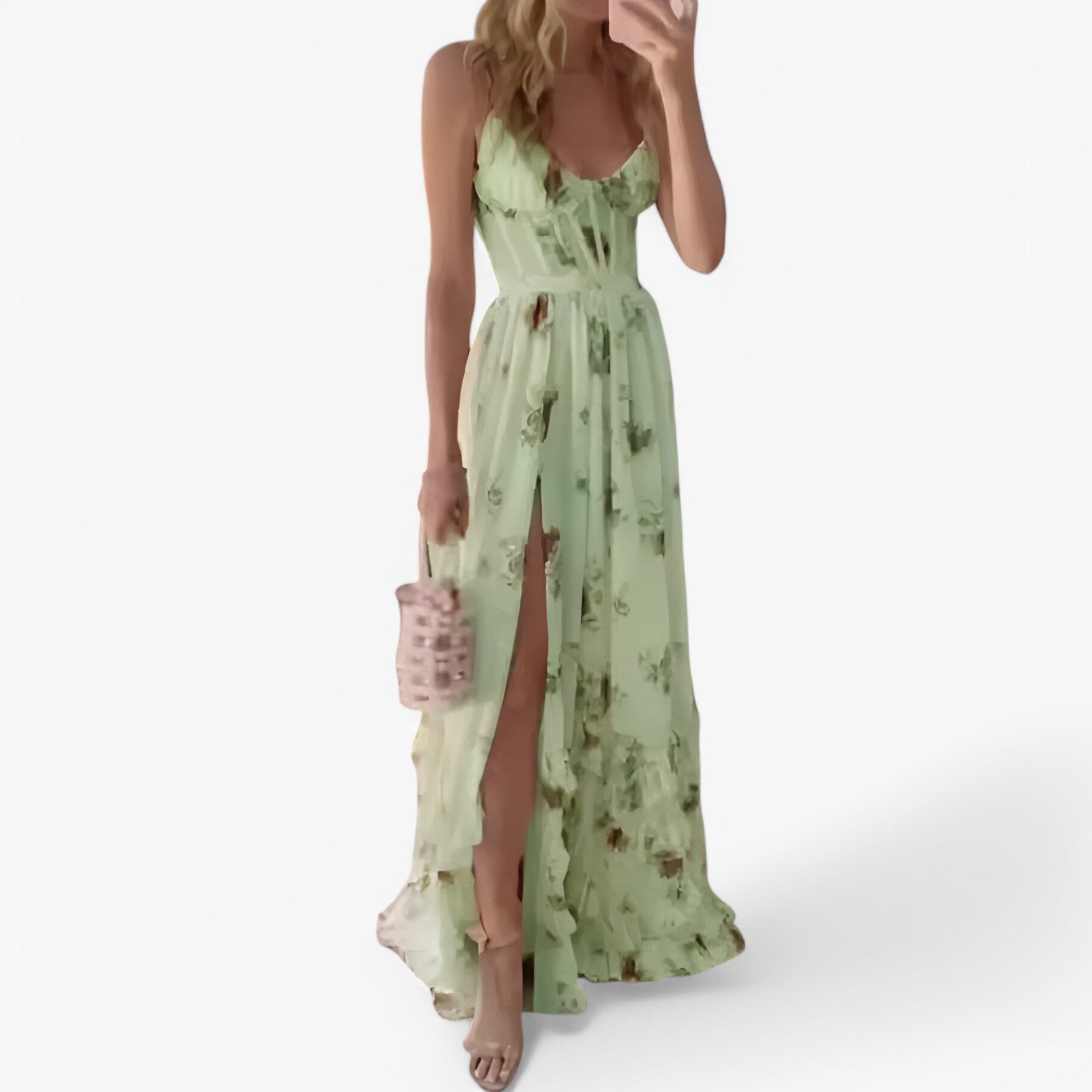 Sienna | Abito Lungo da Spiaggia Avvolgente - verde - WOMEN women dress - Concept Palermo