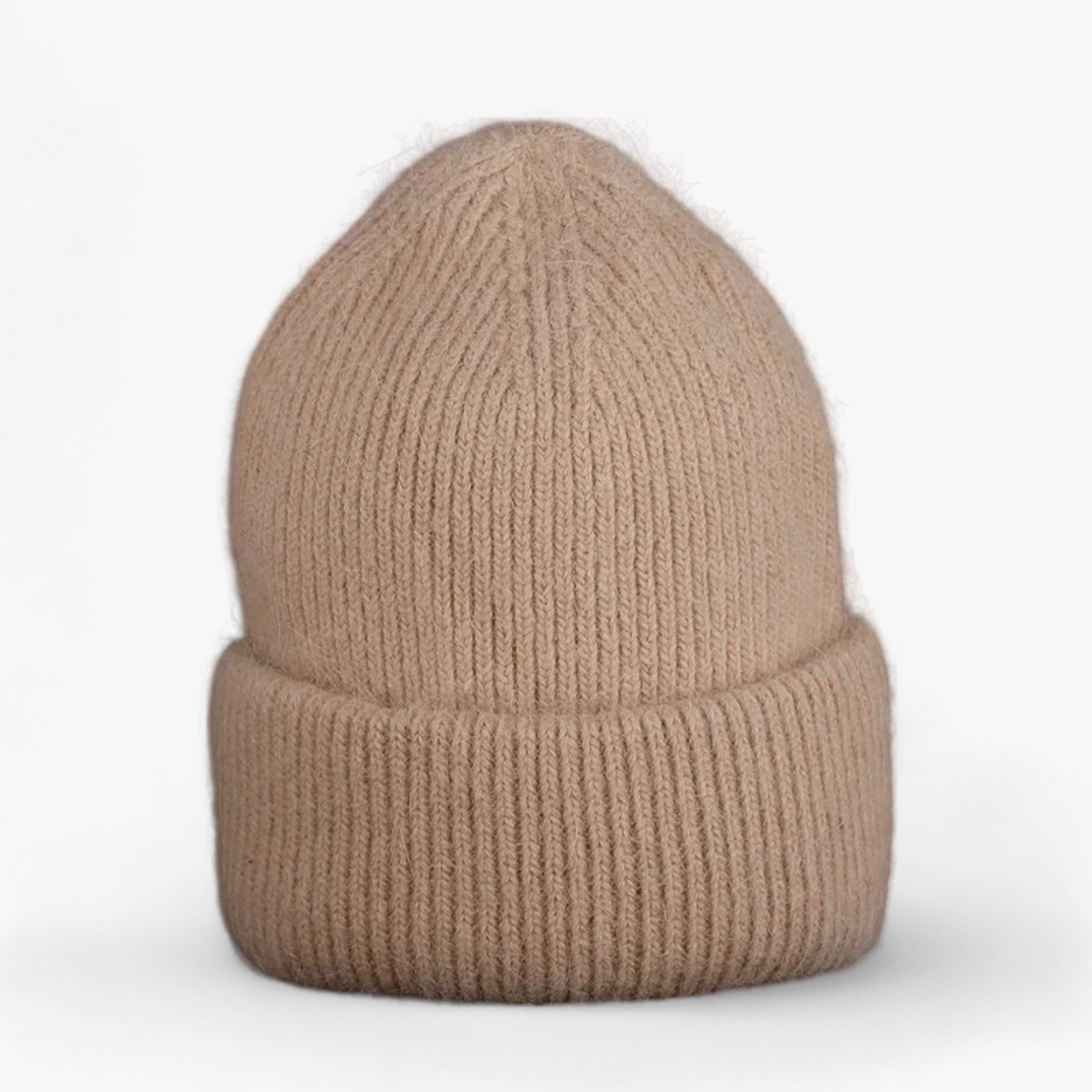 Elle | Cappello invernale: calore lussuoso con vera pelliccia di coniglio - Avena 54cm-60cm - bucket hats hat Sun Hats - Concept Palermo