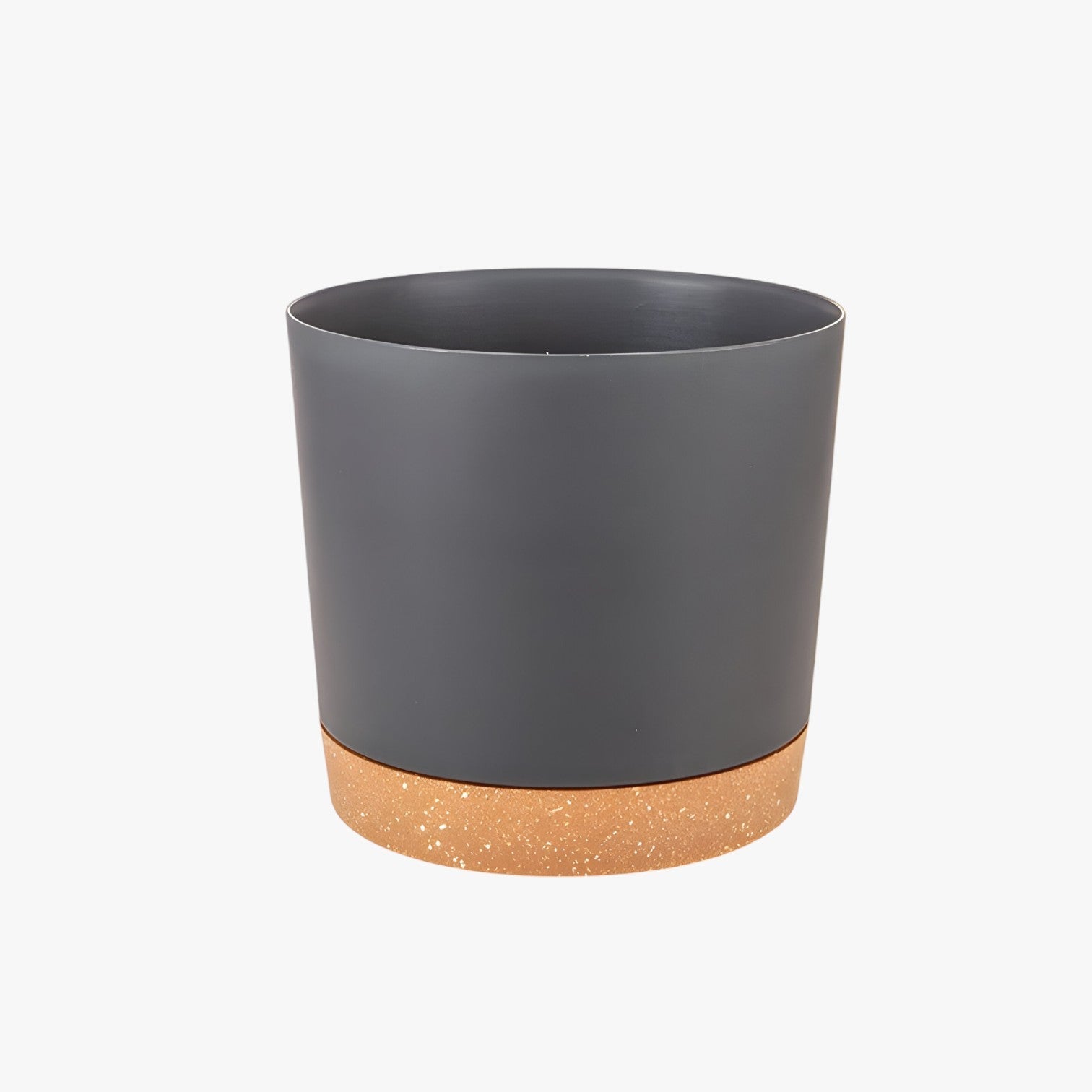 Amancio | Vaso di fiori in plastica elegante - con drenaggio per una crescita sana - Nero-19.5cm - Garden Garden supplies Home & Garden - Concept Palermo
