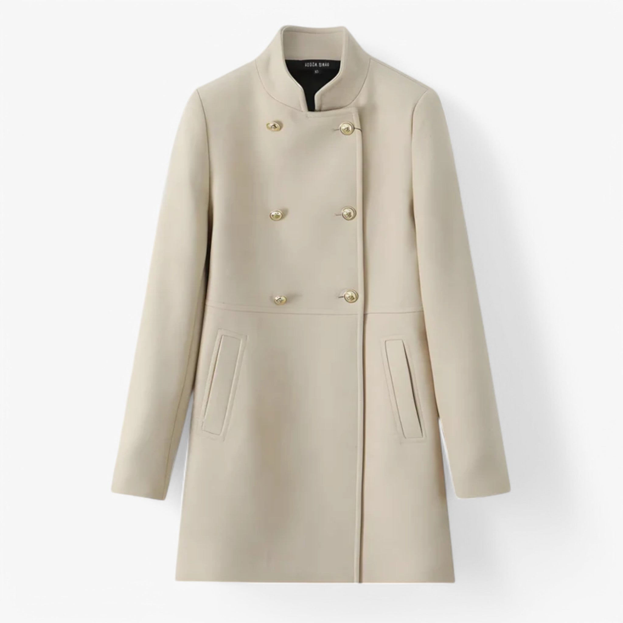 Trice | Cappotto in lana – Cappotto autunnale alla moda - Beige - - Concept Palermo
