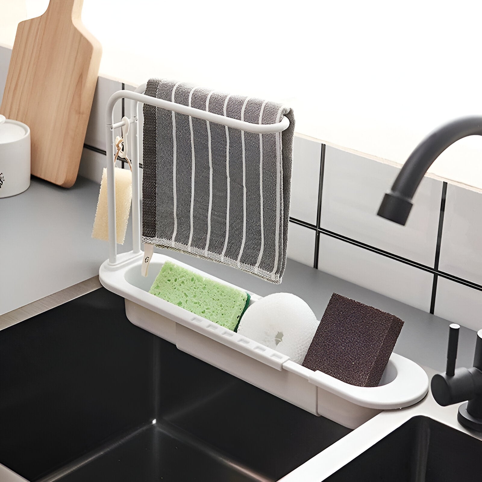 Organizer per lavandino | Il miglior aiuto per i tuoi oggetti da cucina - - kitchen organizer sink organizer - Concept Palermo