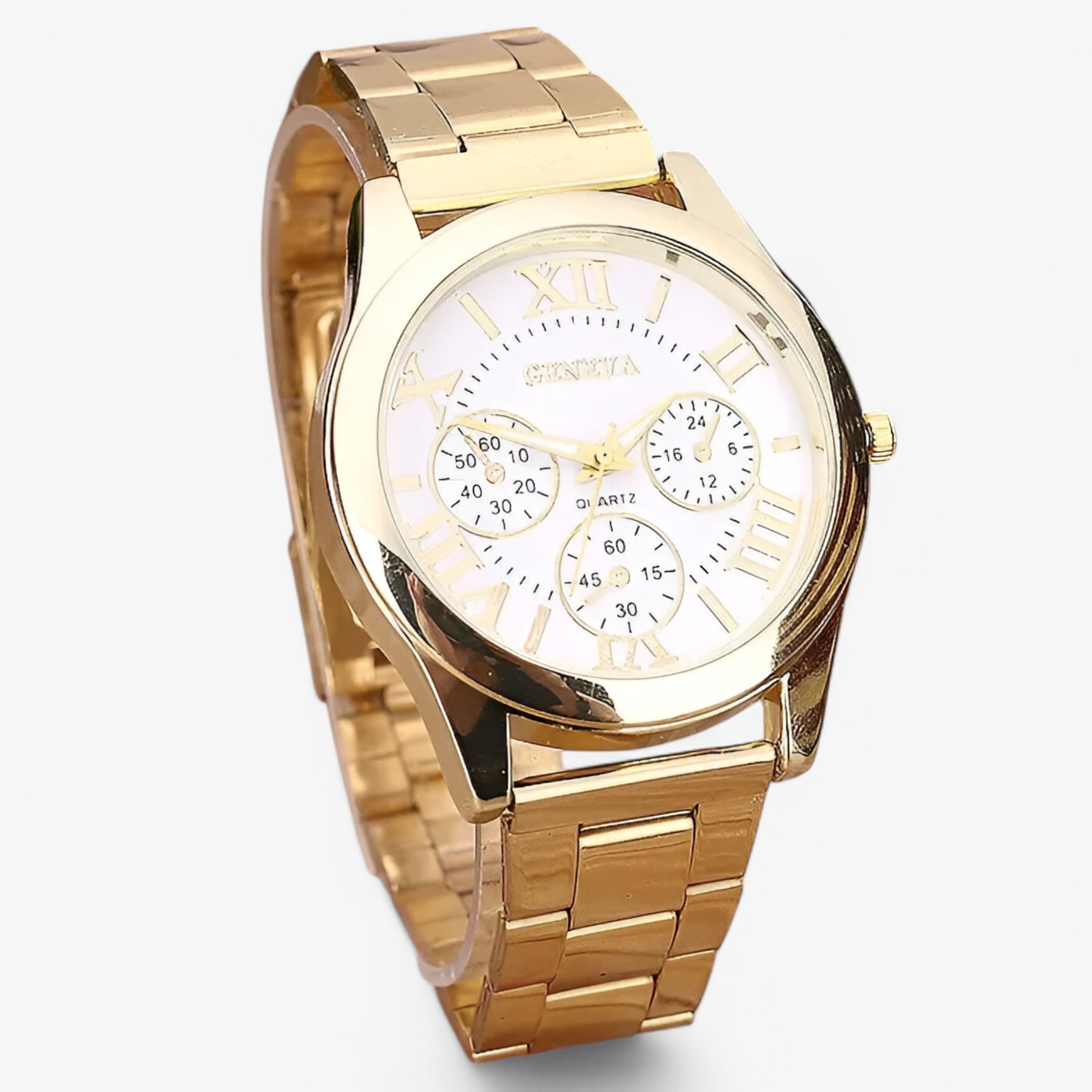 Lorenzo | Orologio casual da uomo in acciaio con 3 quadranti - Bianco - female watch watch for women - Concept Palermo