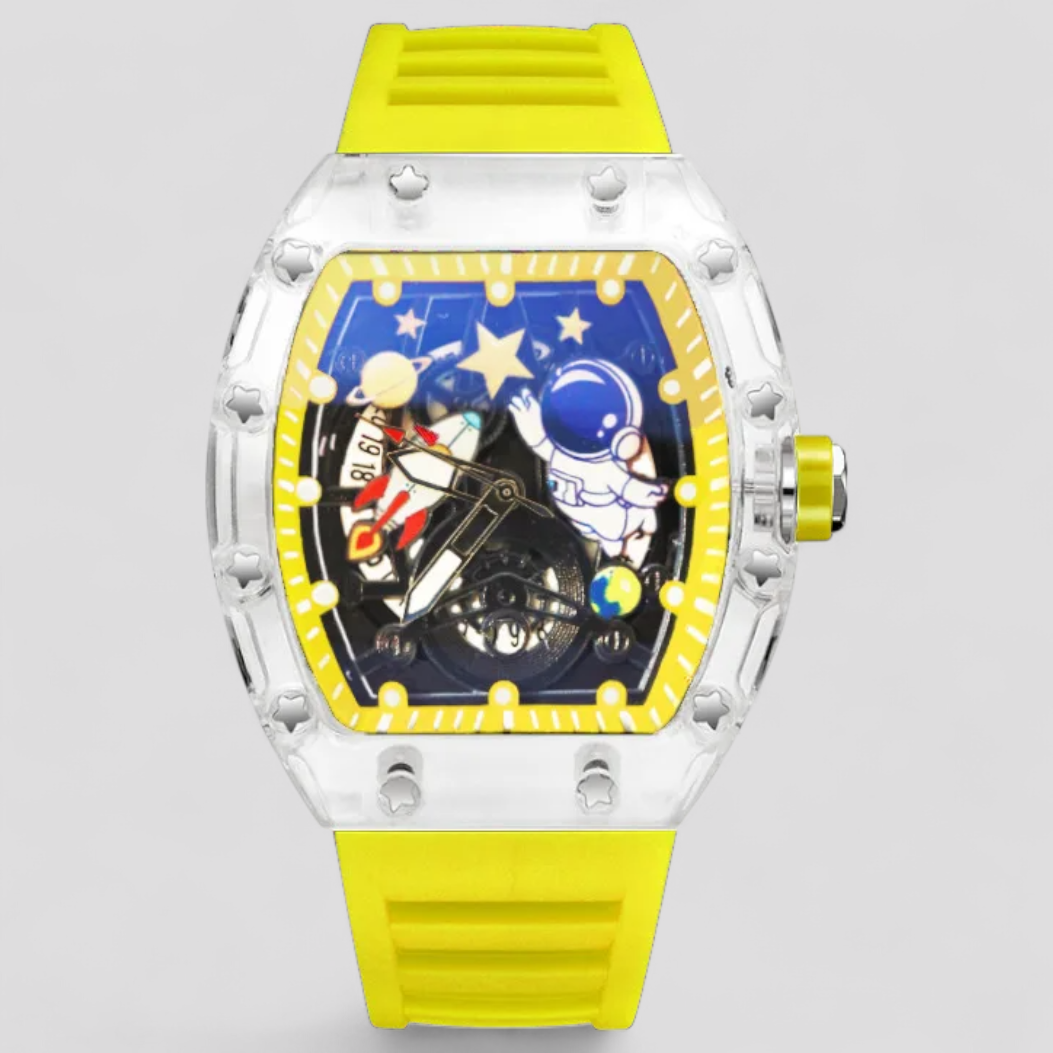 Kian | Orologio Meccanico Estivo Personalizzato - Giallo limone - watch for men watch for women WATCHES FOR MEN - Concept Palermo
