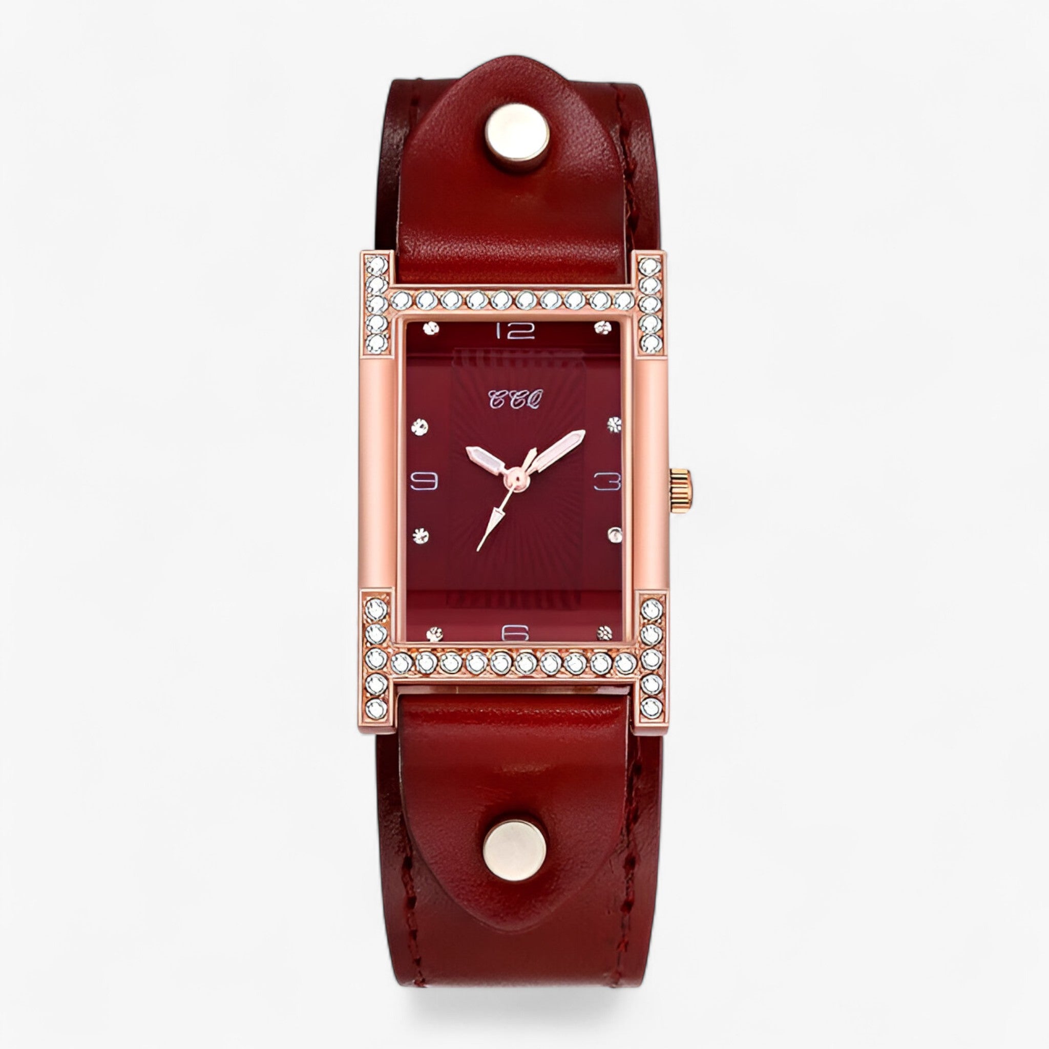 Orla | Orologio da donna al quarzo con cinturino in pelle per coppie - Rossa - female watch watch for women - Concept Palermo