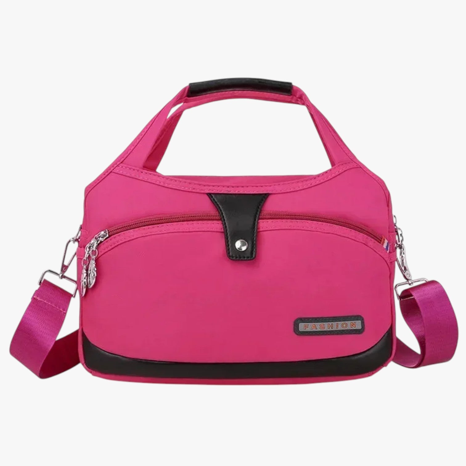 Leona | Borsa a tracolla alla moda con spazio extra - Rose Rosso - bag Bags handbags women bags Women's handbags - Concept Palermo