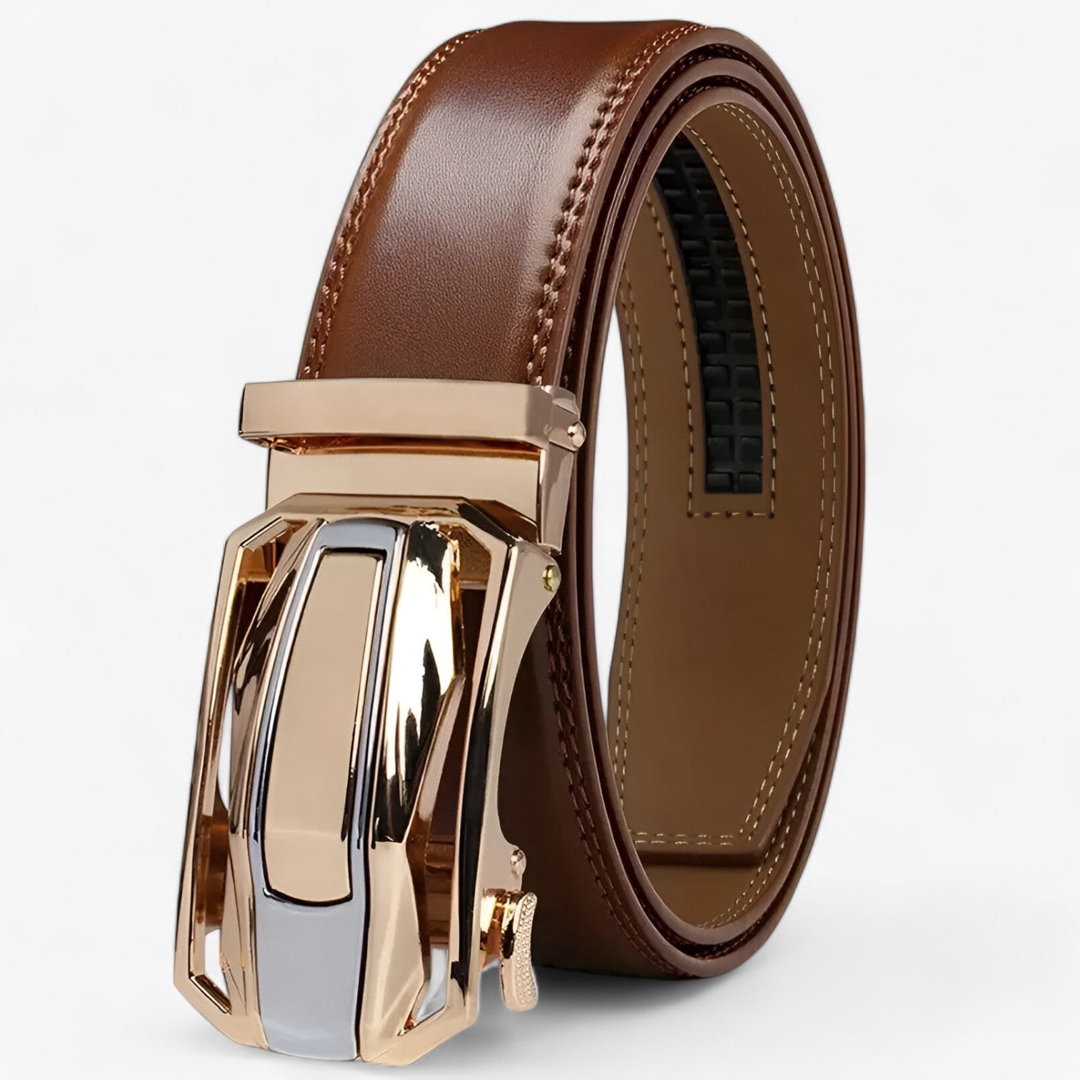 Erik | Cintura in Vera Pelle con Stile e Durata - Marrone - Belts mens accessory Mens belt - Concept Palermo