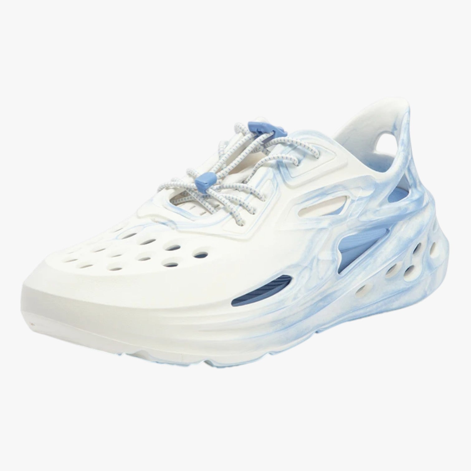 Harold | Ciabatte Sportive Antiscivolo Punta Rimovibile per Comfort Estivo Totale - bianco blu - breathable sandals fashion sandals walking sandals - Concept Palermo