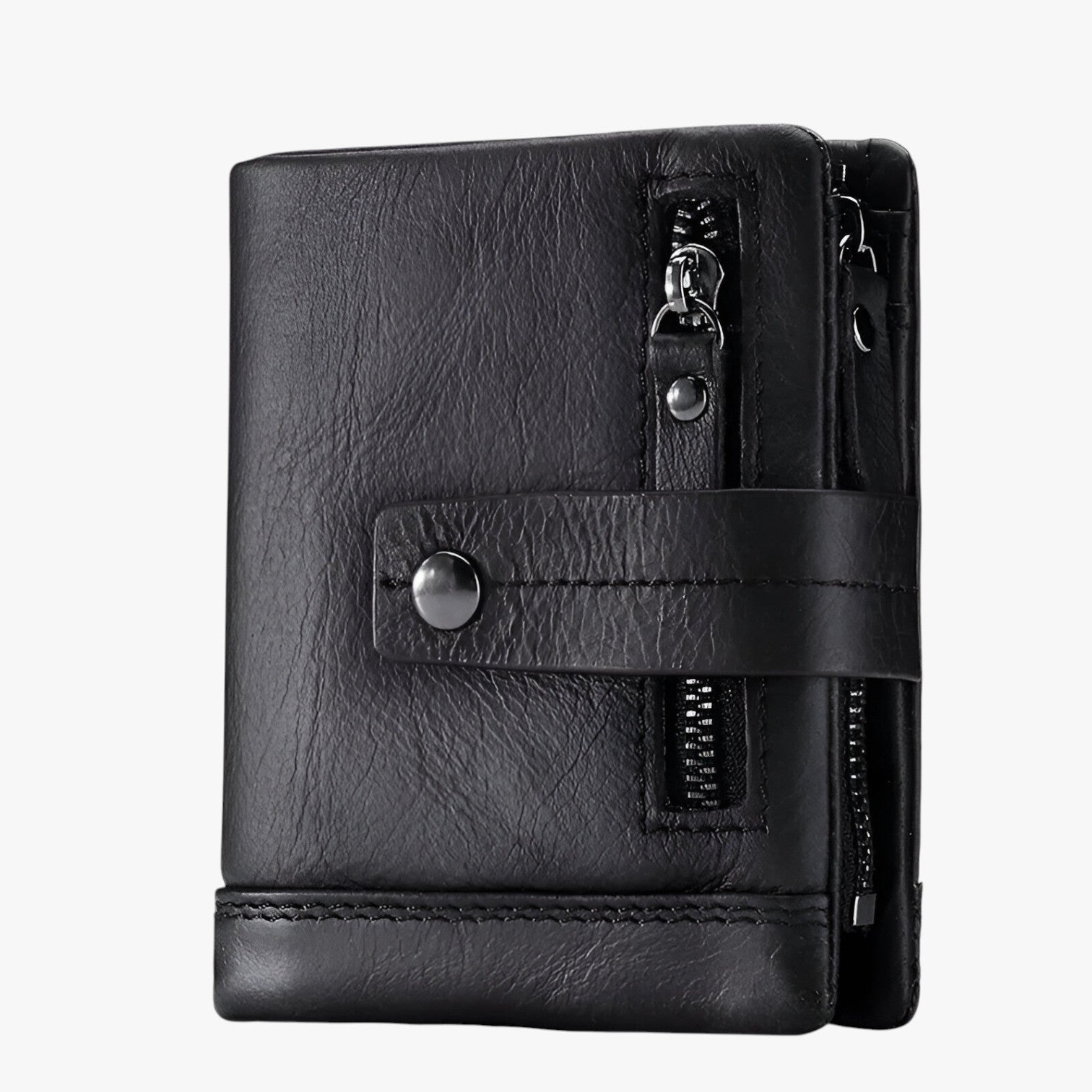 Yesenia | Portafoletta da donna in pelle di lusso - Elegante, compatto e pratico - Nero - wallet womens wallet - Concept Palermo