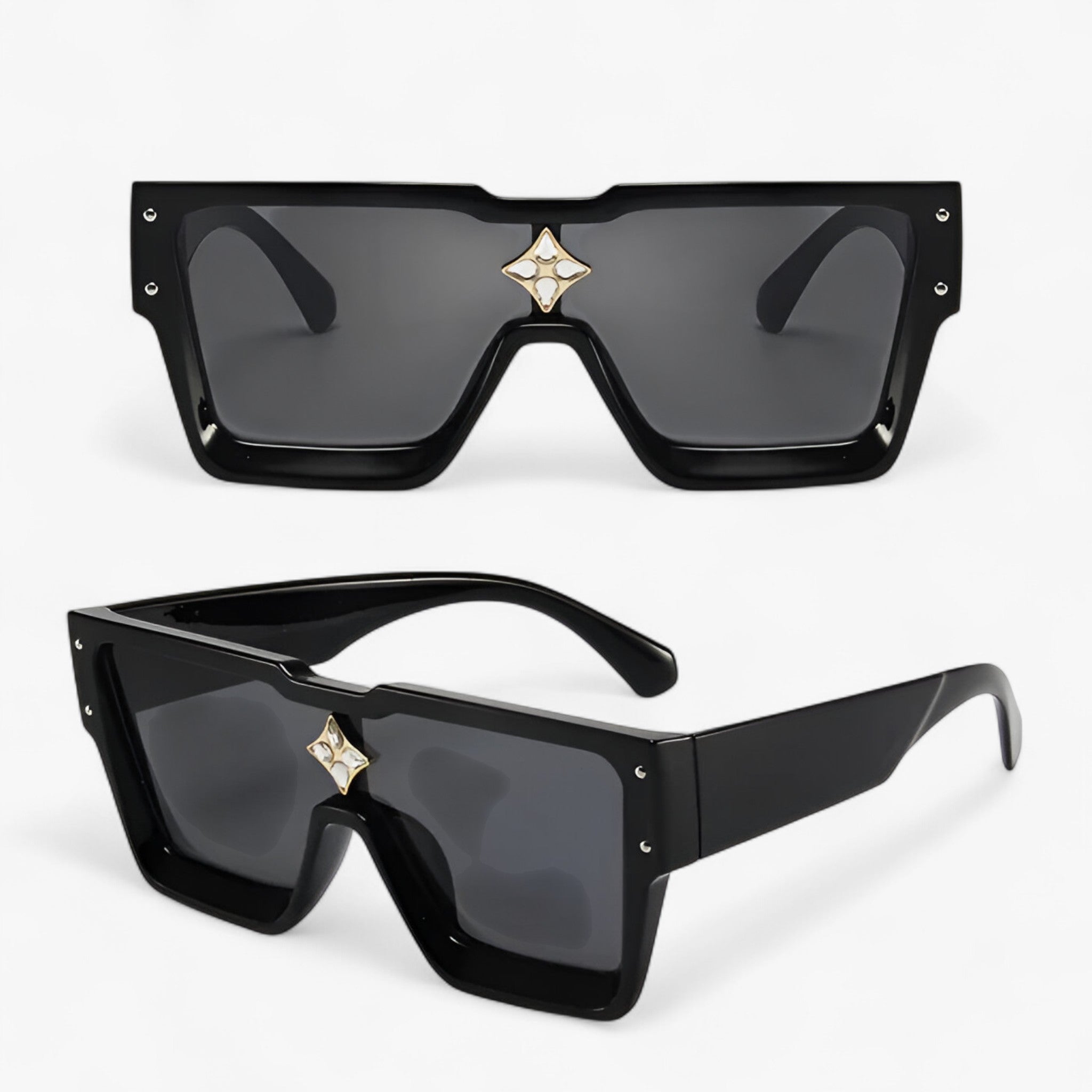 Vittorio | Occhiali da sole quadrati unisex con protezione UV400 - C1 - Fashion Sunglasses mens sunglasses Sunglasses sunglasses polarized men - Concept Palermo