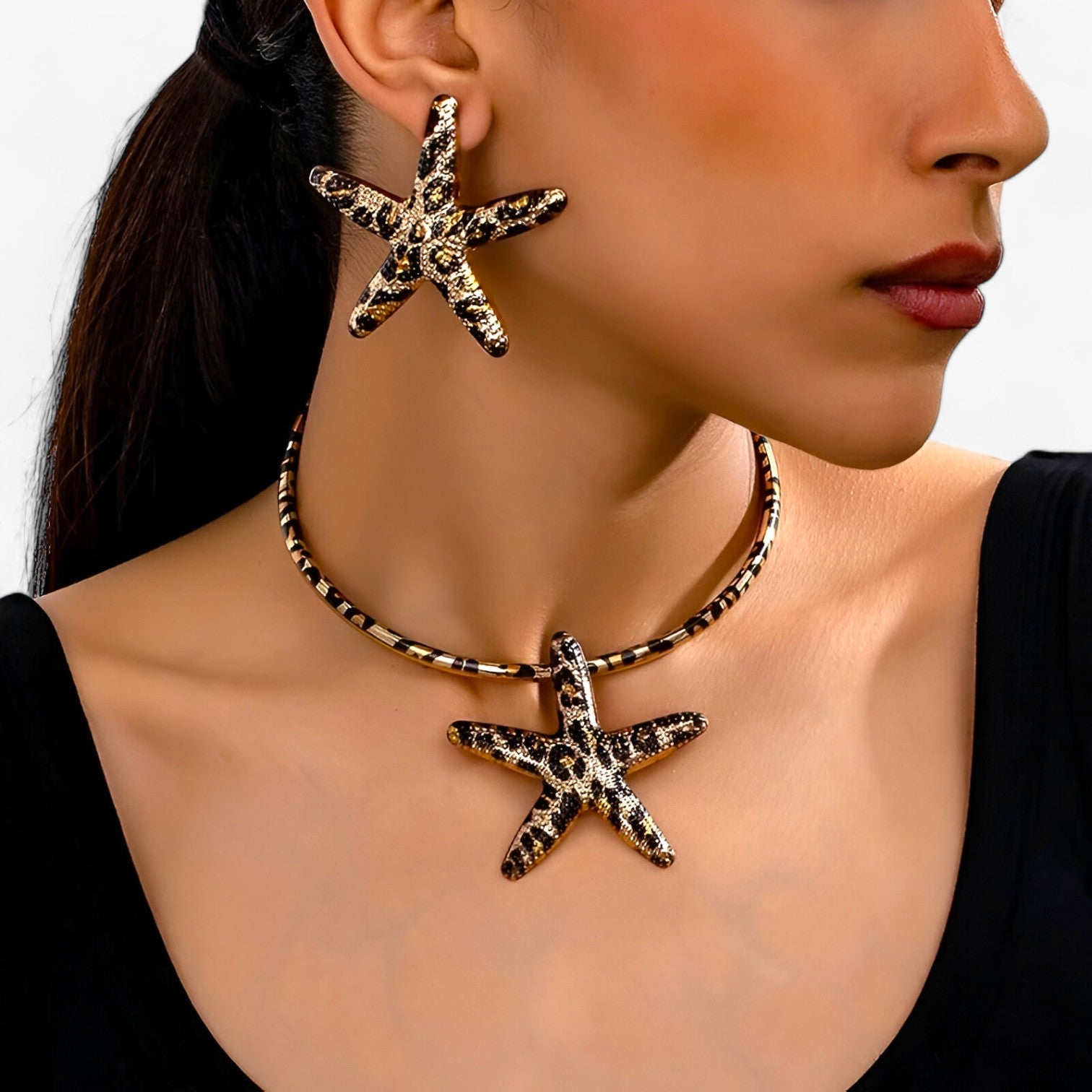Leona | Set di stelle marine eleganti - Con stile e pronto per essere regalato - - Gift Gifts for women NECKLACES Necklaces for women - Concept Palermo