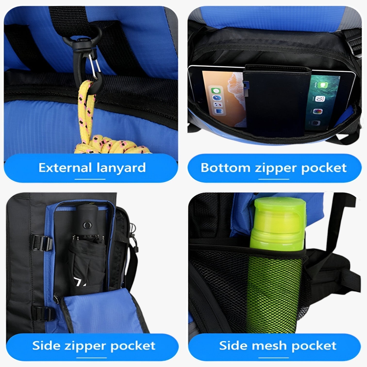 Vance | Zaino da trekking impermeabile – Spazioso, durevole e pronto per l'avventura - - Backpacks Bags mens bag - Concept Palermo