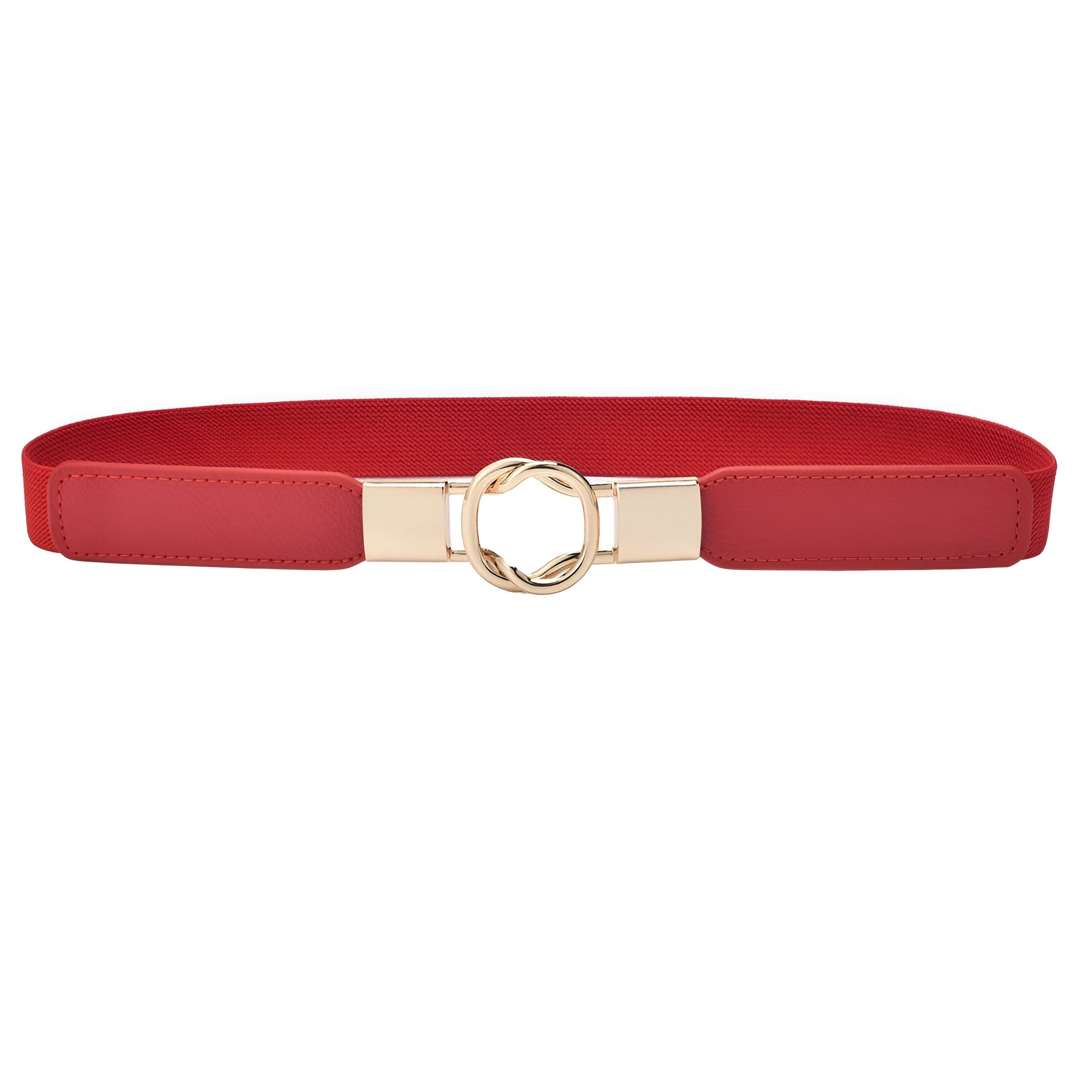 Ivy | Cintura elastica sottile per abiti e taglie forti - Largo 3cm-2 Bianco - Belts belts for woman waist belt for women Womens belt - Concept Palermo