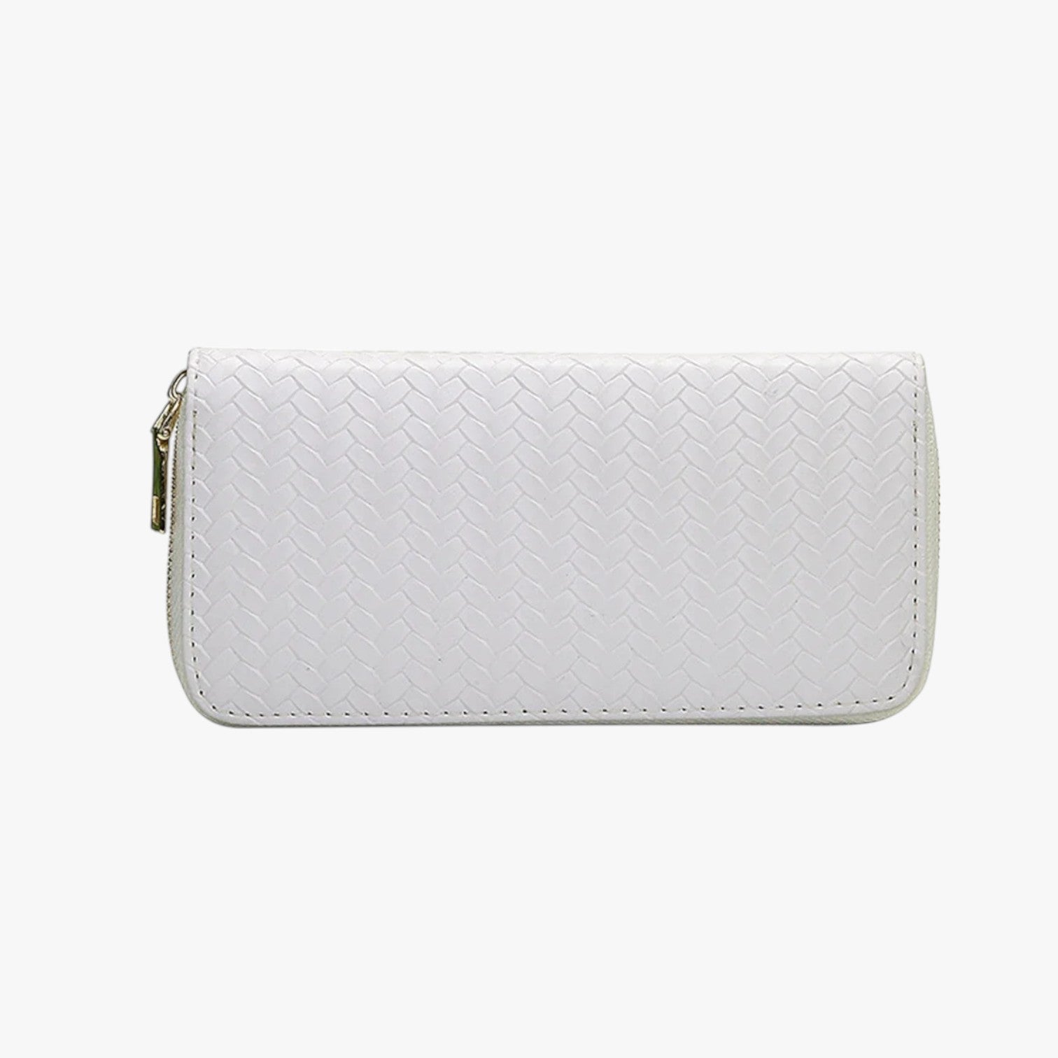 Ivory | Elegante portafoglio lungo con porta telefono e porta carte - Bianco - wallet wallets womens wallet - Concept Palermo