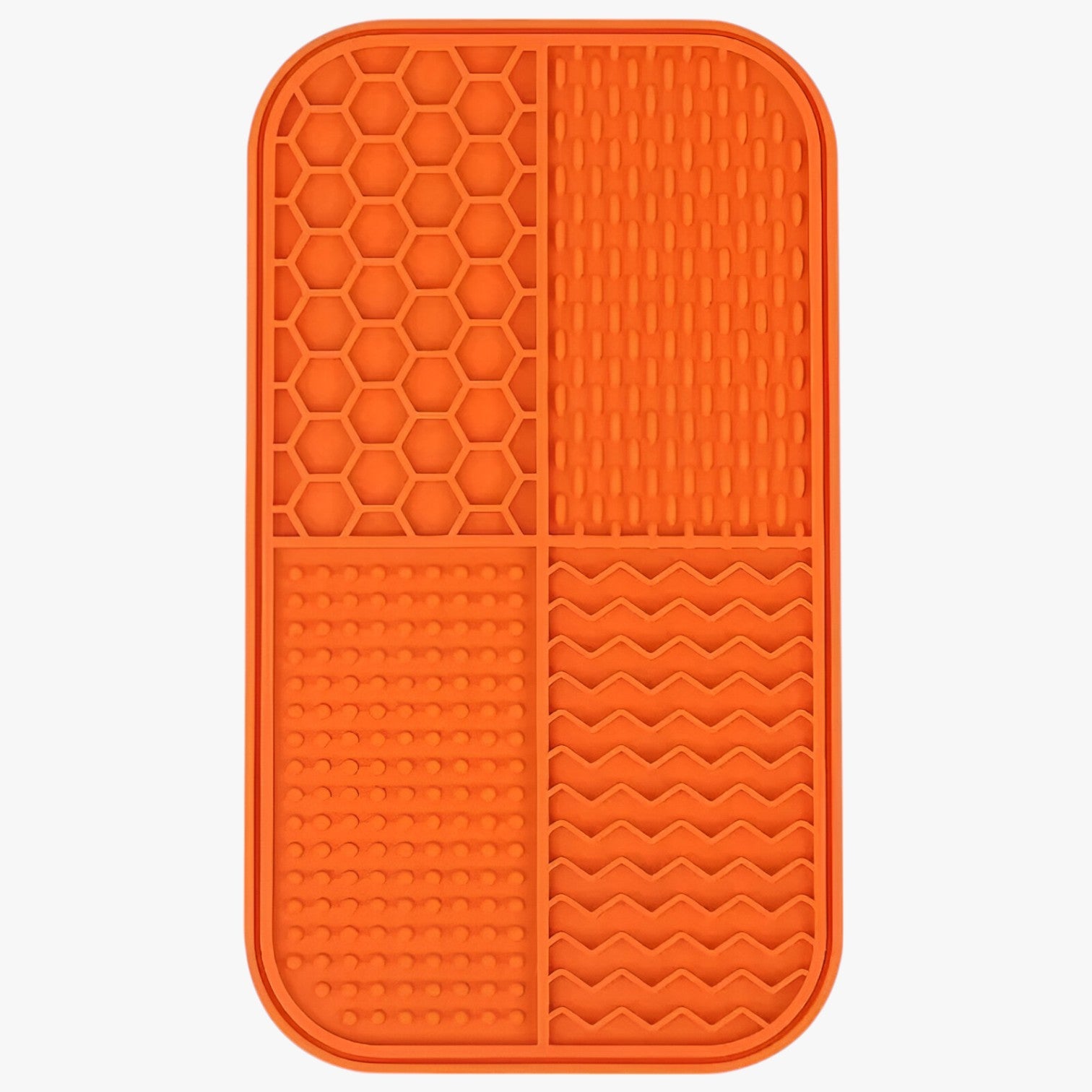 Teddy | Tappetino leccabile in silicone calmante per animali domestici - Arancione - Animal PET SUPPLIES petproduct Pets - Concept Palermo