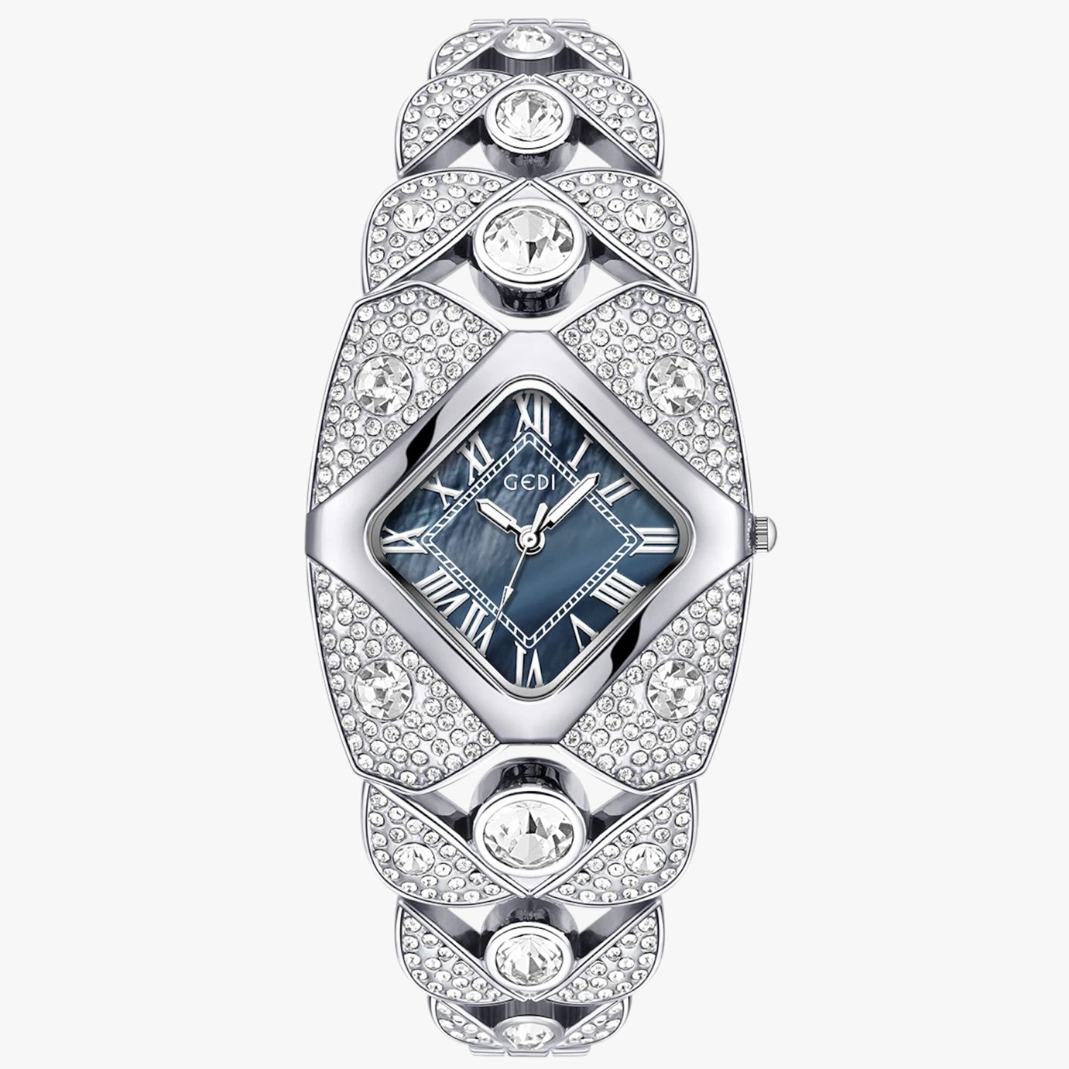Callie | Orologio Donna 2025 Eleganza con Luce, Diamanti e Design Impermeabile - Blu argento - female watch ladies watch watch watch for women watches - Concept Palermo