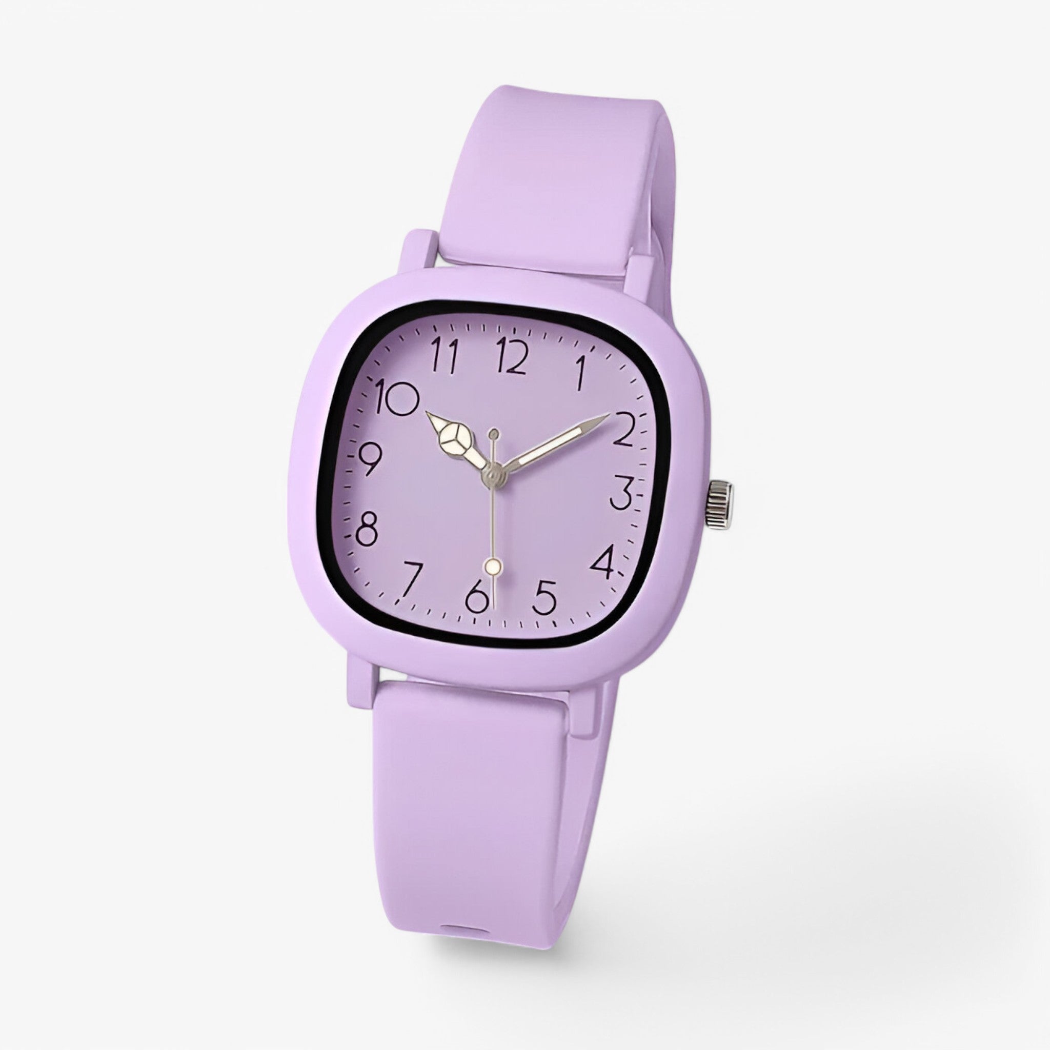 Tamar | Orologio da donna in silicone al quarzo perfetto come regalo - Viola - female watch watch for women - Concept Palermo