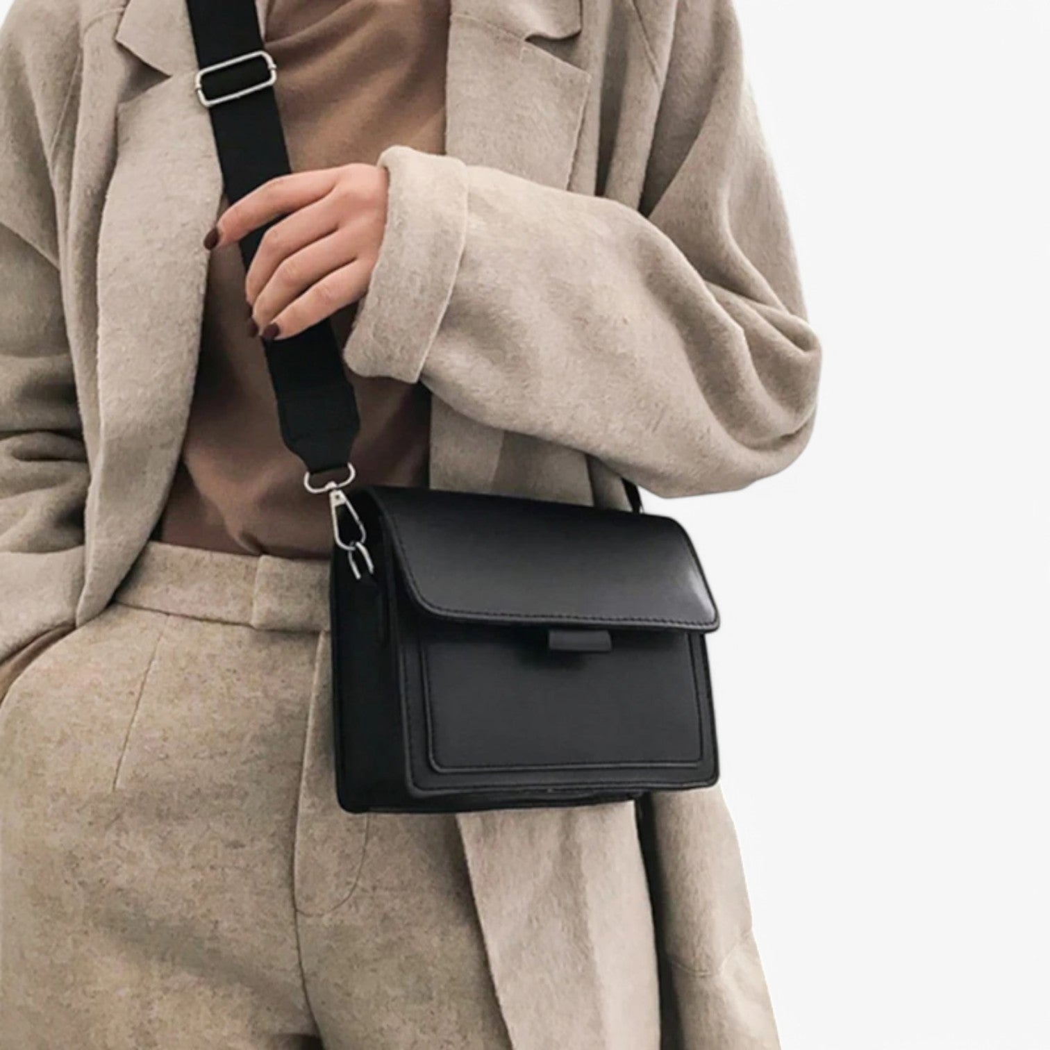 Clara | Borsa a spalla retro e spaziosa con tracolla larga - - bag Shoulder Bags women bag - Concept Palermo