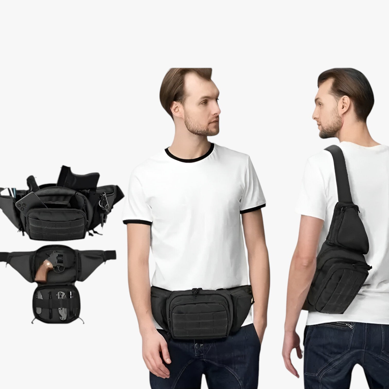 Morgan | Marsupio Tattico Multifunzione per Outdoor - - Bags bags for men Crossbody Bags Shoulder & Crossbody Bags - Concept Palermo