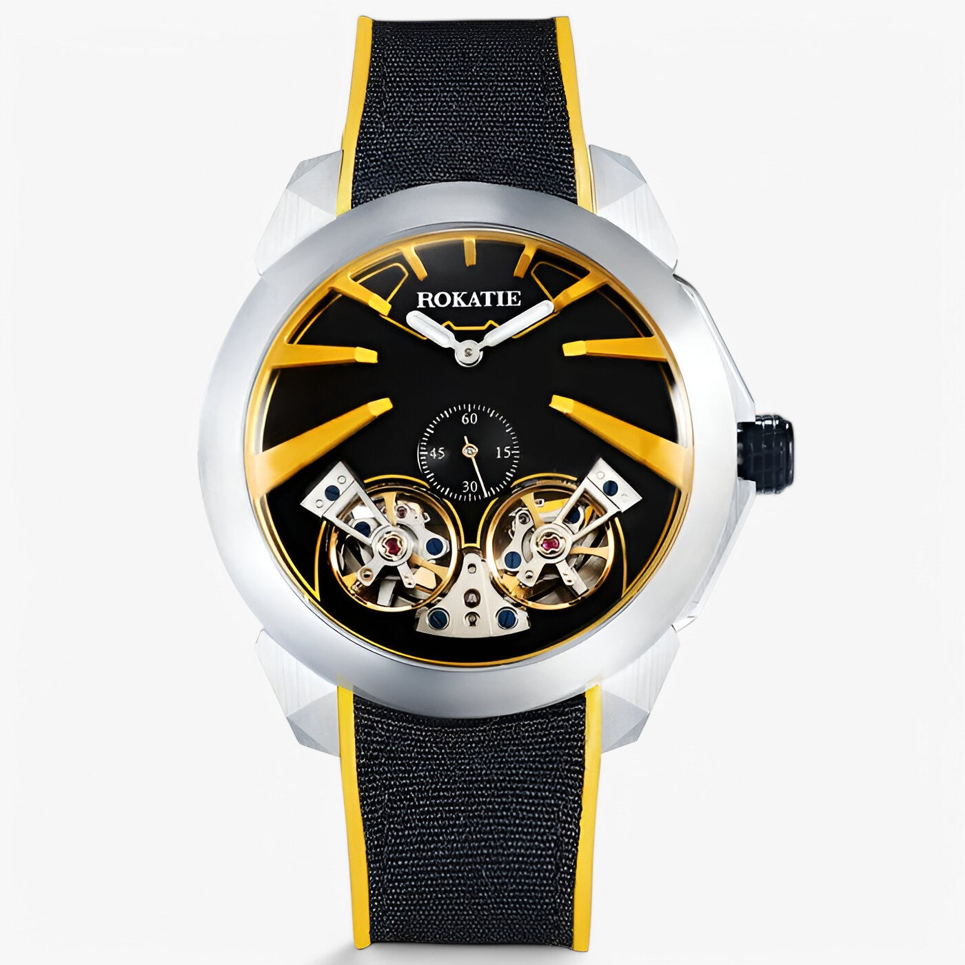Rafael | Orologio automatico scheletrato con tourbillon - Nero - - Concept Palermo