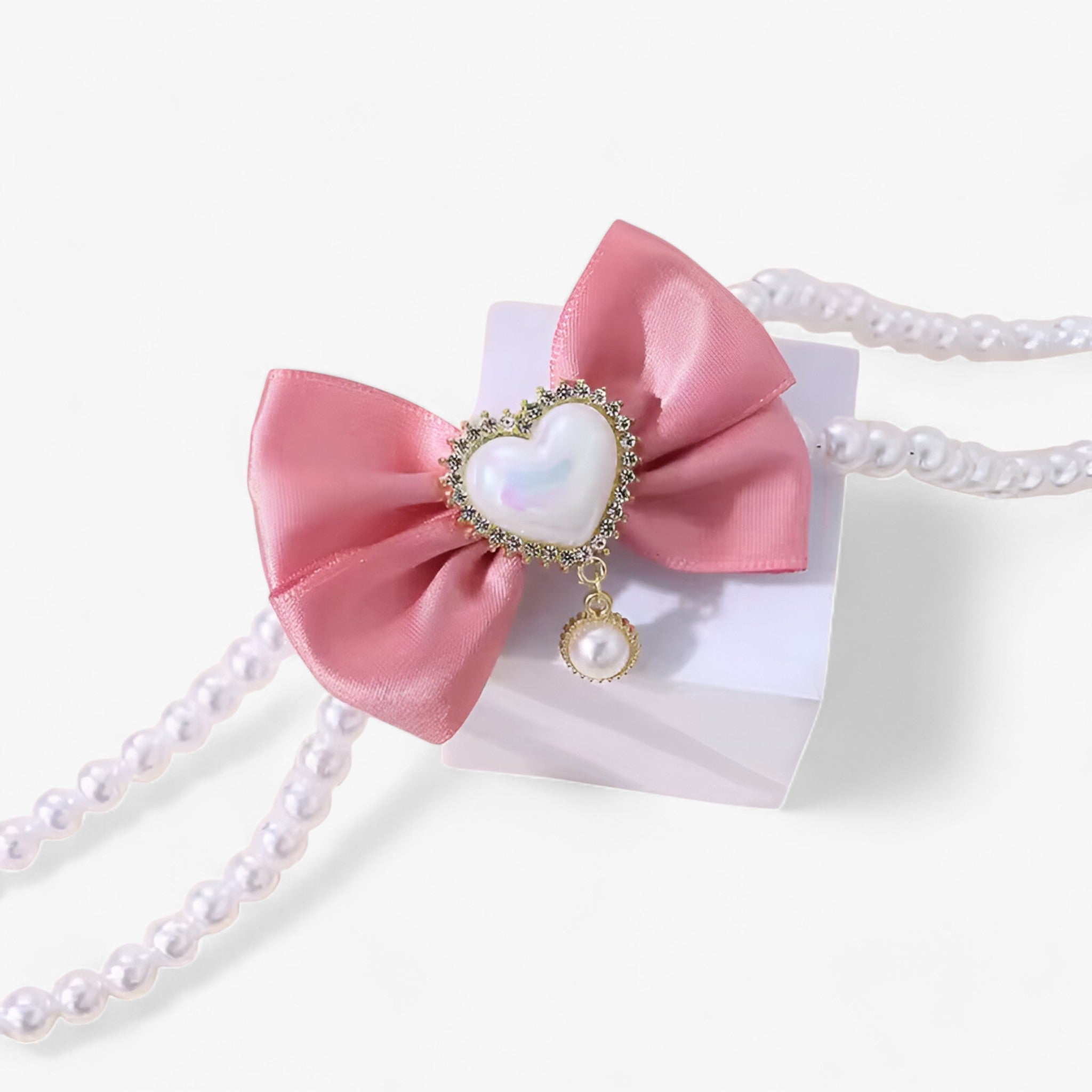 Ruby | Collana Regolabile a Doppio Strato con Ciondolo a Cuore - - - Concept Palermo