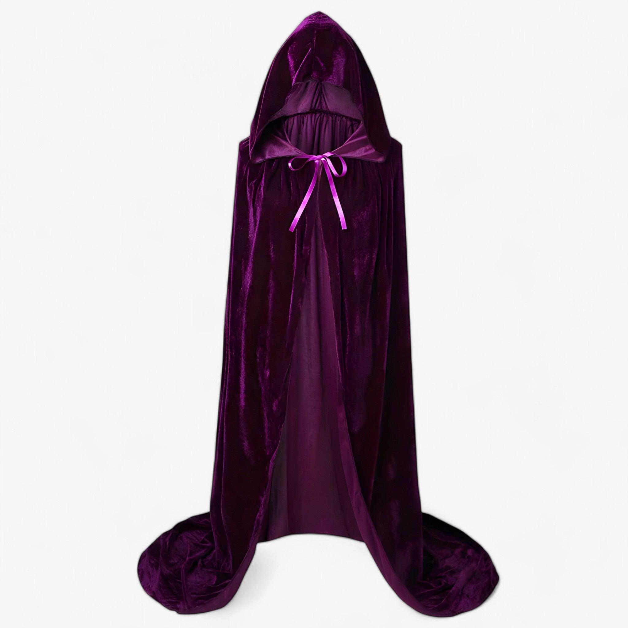 Morgane Heksenmantel - Mantello con cappello per il cosplay di Halloween - Viola - cape costume halloween - Concept Palermo