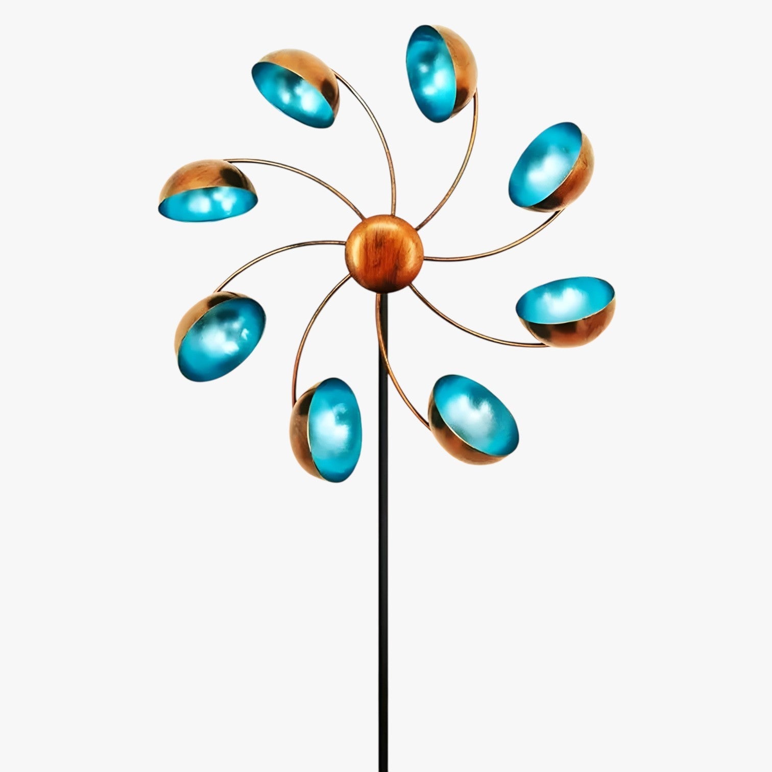 Waylon | Rotore a vento in metallo – Incantevole mulino a vento floreale per il tuo giardino - - Garden Garden accessories Home & Garden - Concept Palermo