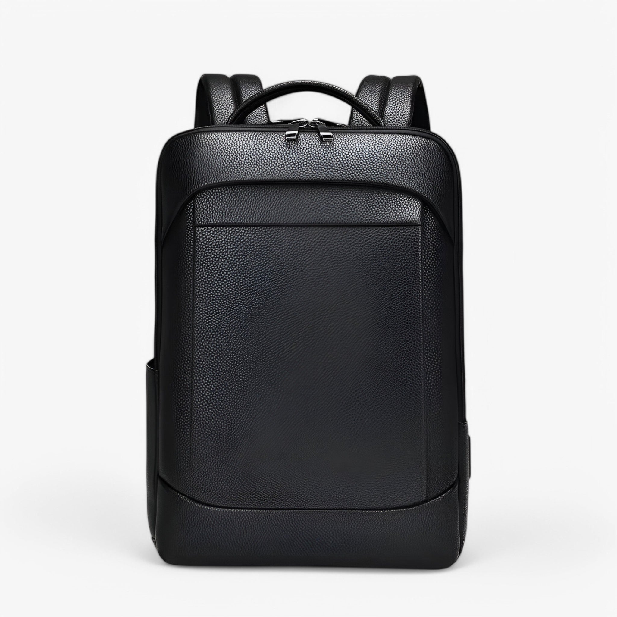 Leonardo | Zaino in Pelle con USB - Nero-C - - Concept Palermo