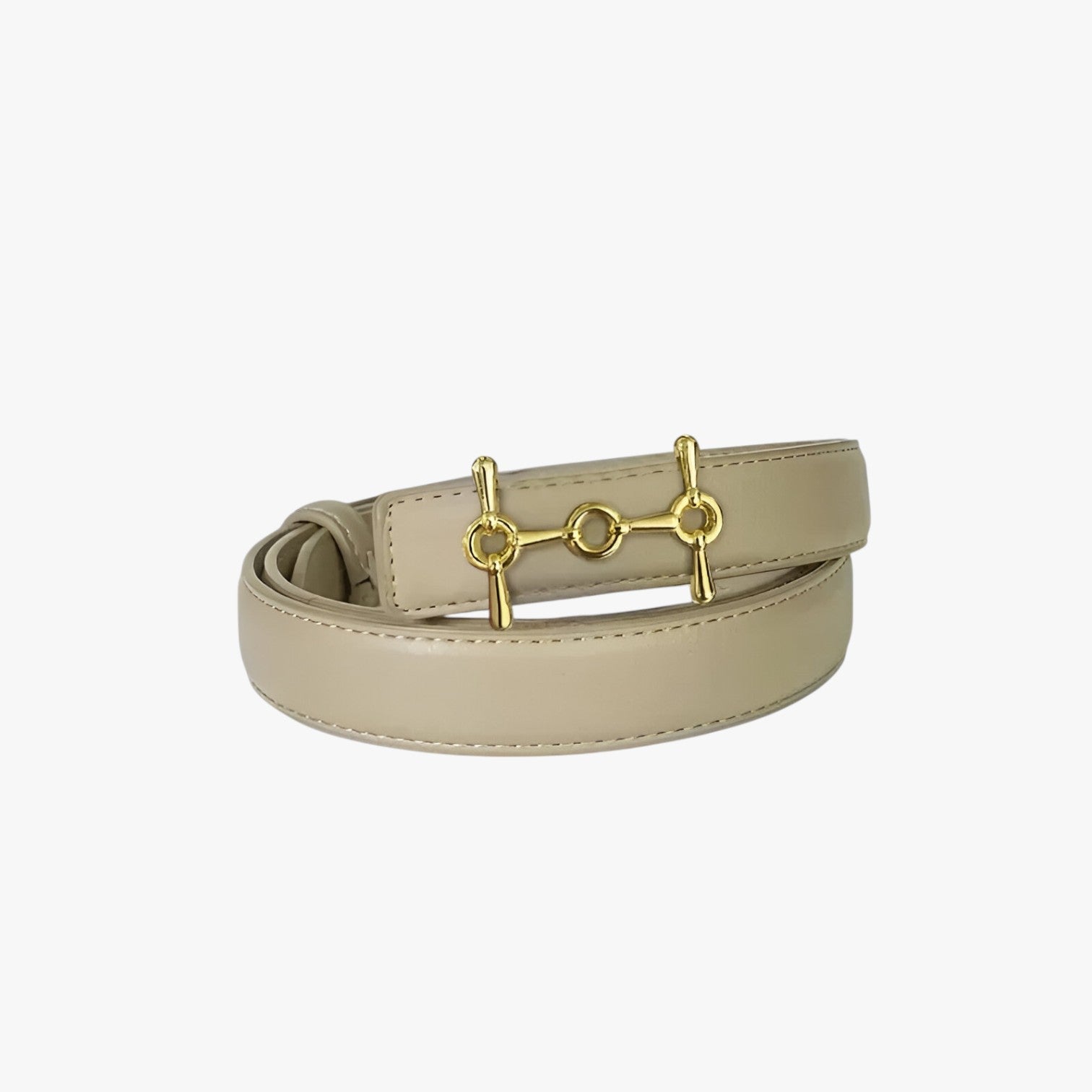 Wrenley | Cintura in pelle elegante – design senza tempo e vestibilità perfetta - khaki 110cm - belts waist belt for women Womens belt - Concept Palermo