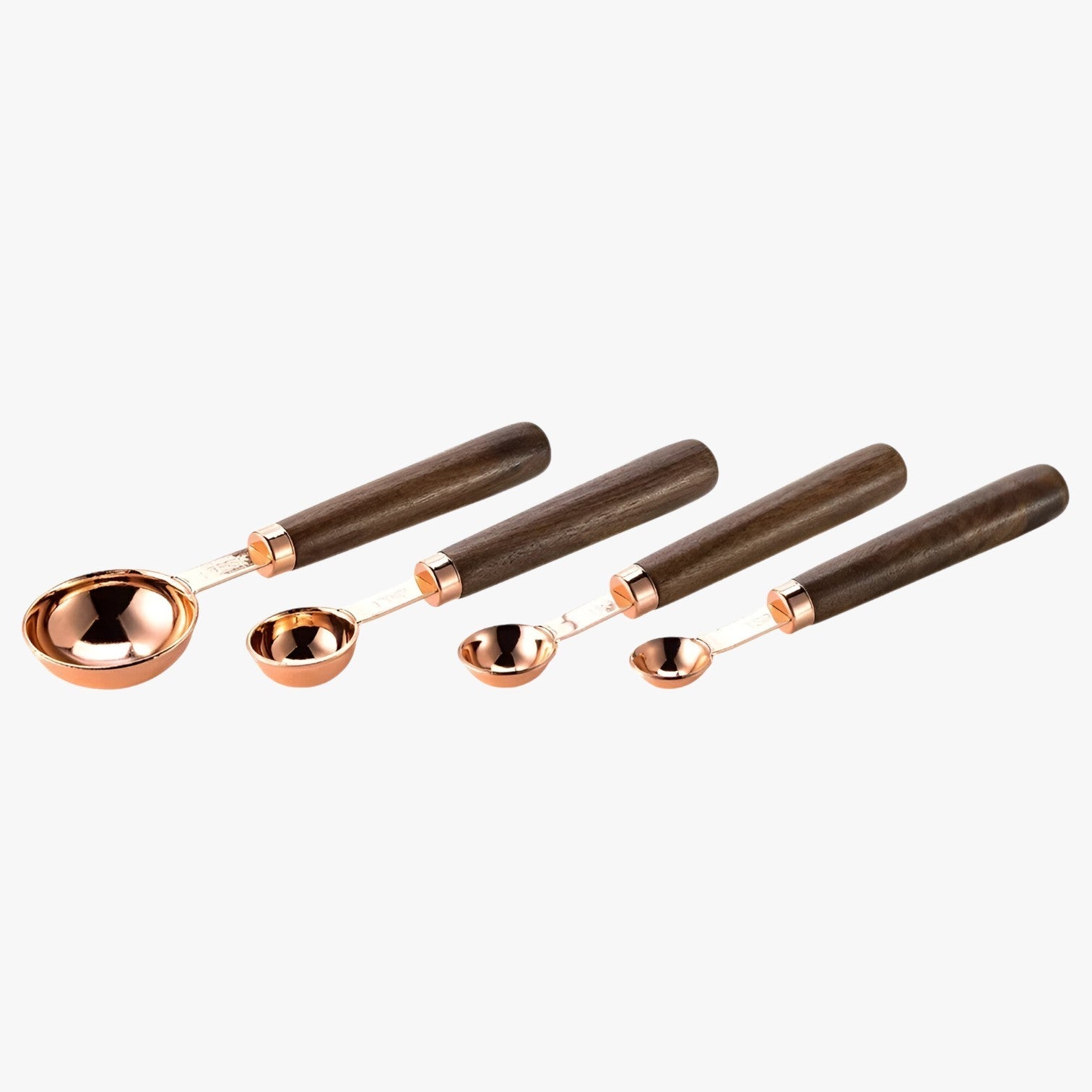 Yasmin | Set di misurini in acciaio inossidabile – Misurazioni precise e durevoli - 4Pezzi Rosa Piccolo - Kitchen kitchen tools - Concept Palermo