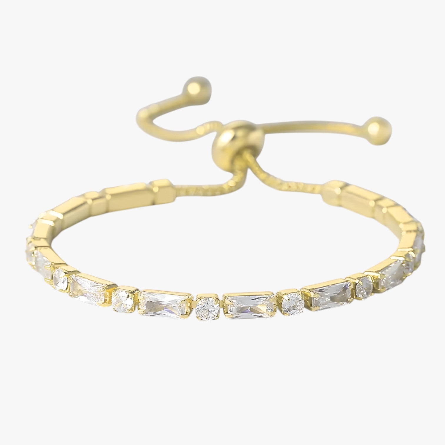Valerie | Bracciale Geometrico Oro Rosa con Zircone Elegante Regalo Donna - oro - BRACELET BRACELET FOR WOMEN BRACELETS bracelets for women women bracelets - Concept Palermo