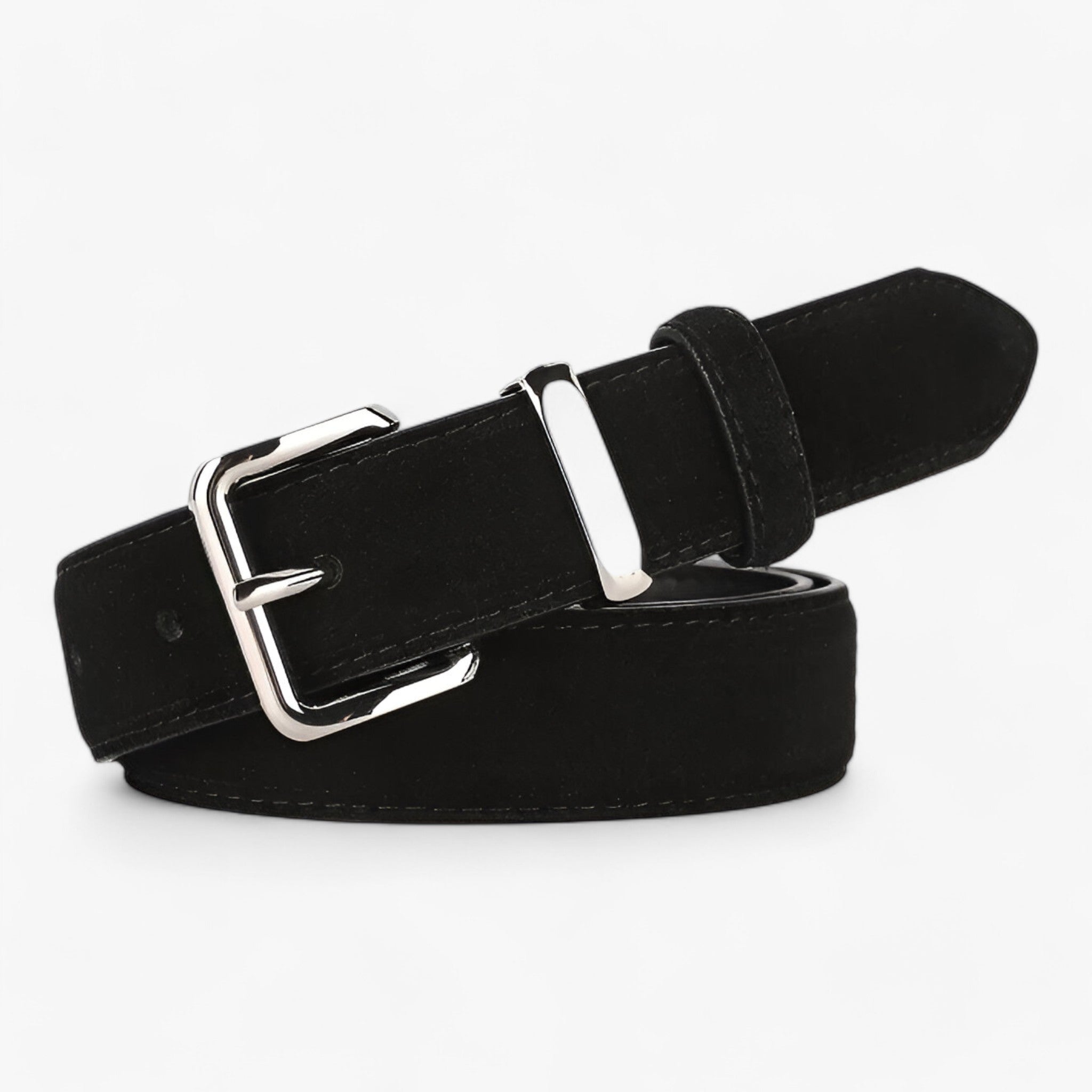 Irene | Cintura in camoscio: elegante e versatile - Nero 100cm - Belts belts for woman - Concept Palermo