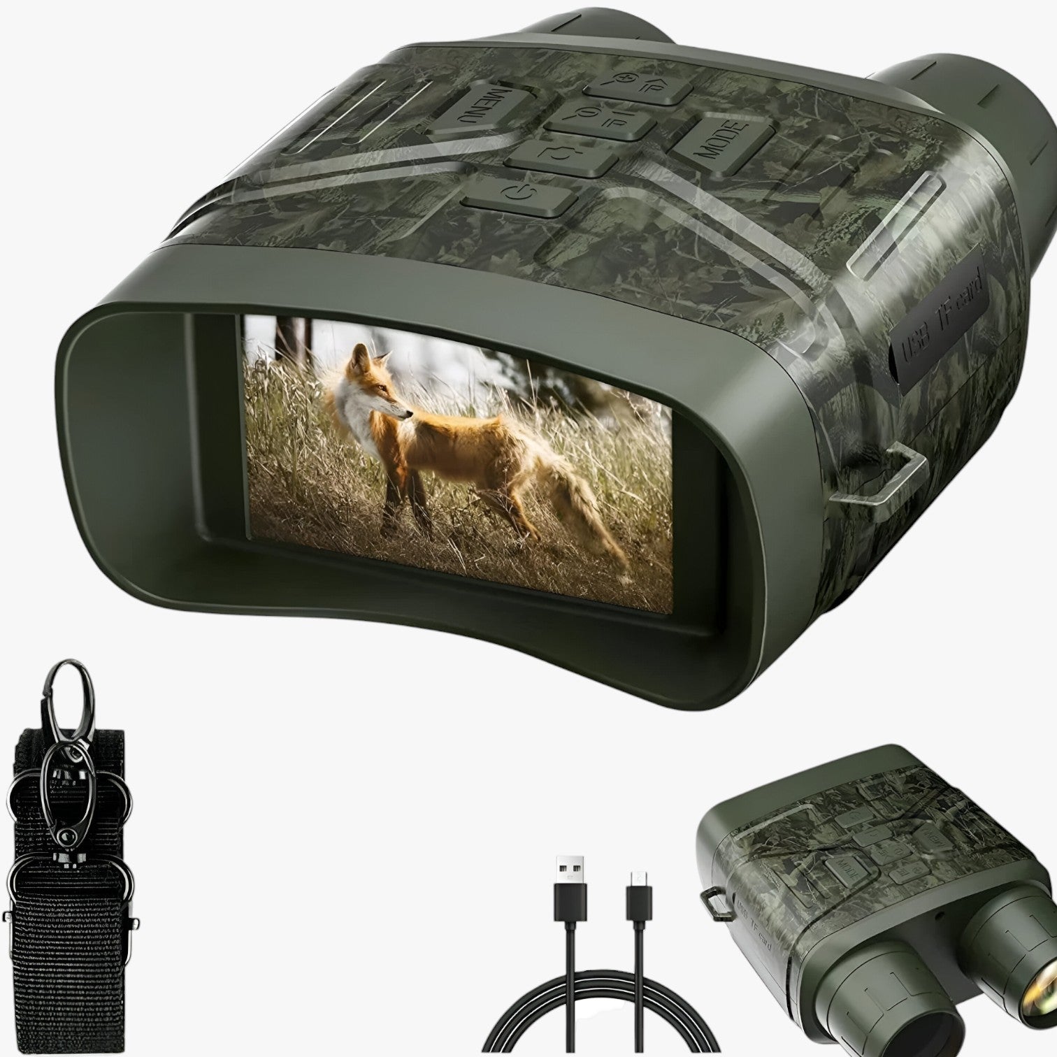 Achille | Binocolo Notturno 4K con Registrazione e Zoom 5X - - camera gadget - Concept Palermo